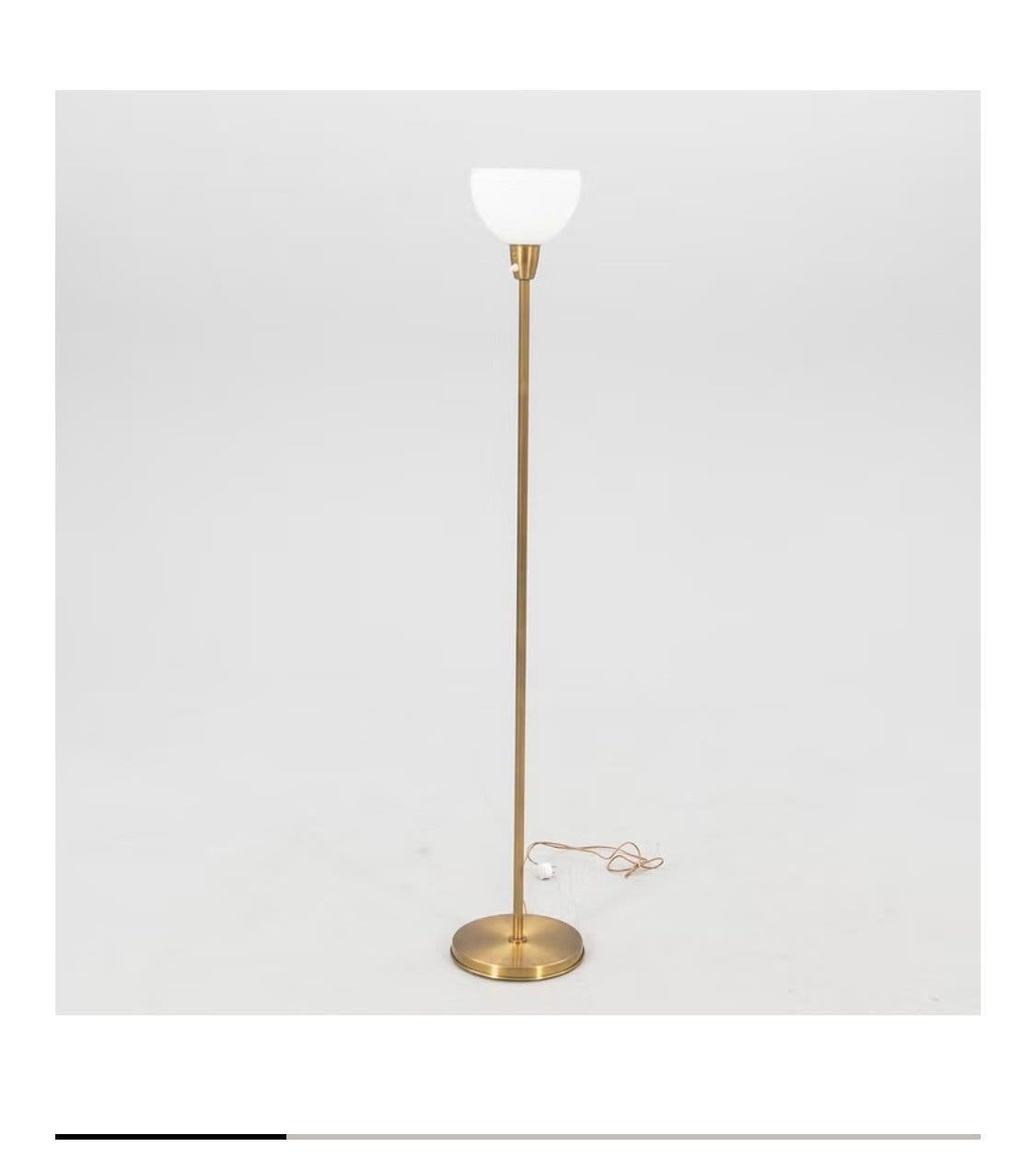 Swedish Grace Golvlampa Bergboms G05 1940-tal.
