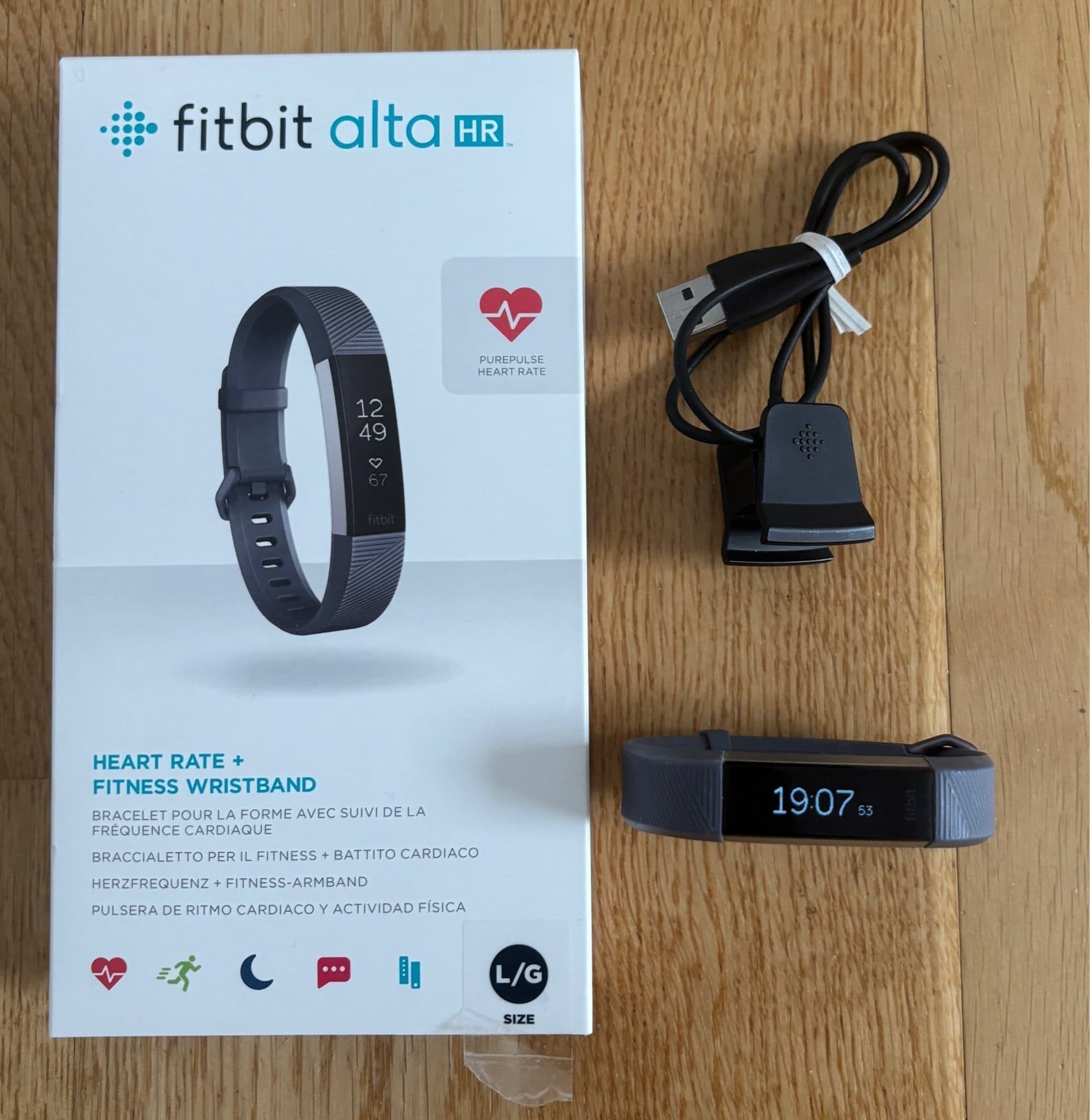Fitbit Alta HR aktivitetsmätare Fitness Wristband