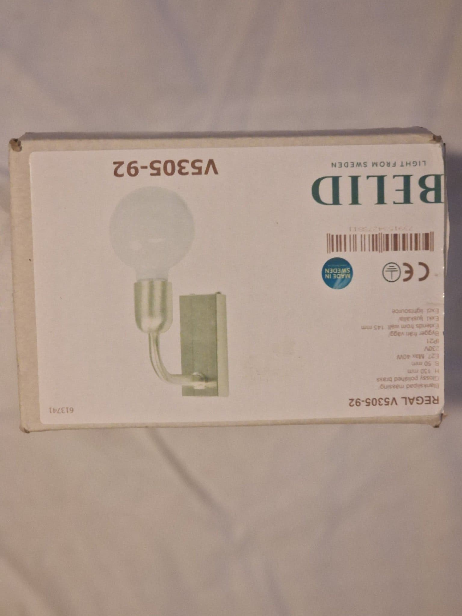 Vägglampa Belid Regal V5305-92