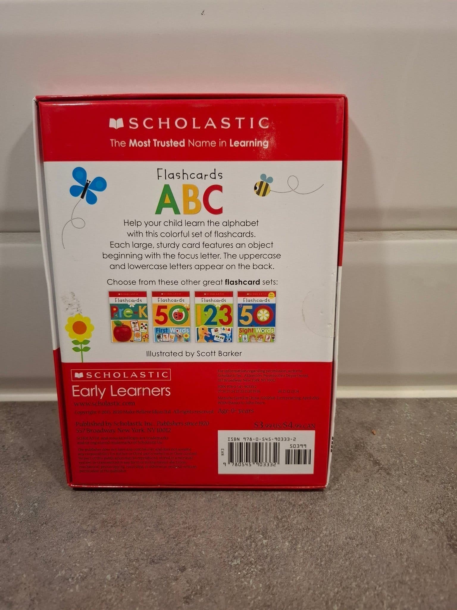Flashcards ABC Scholastic