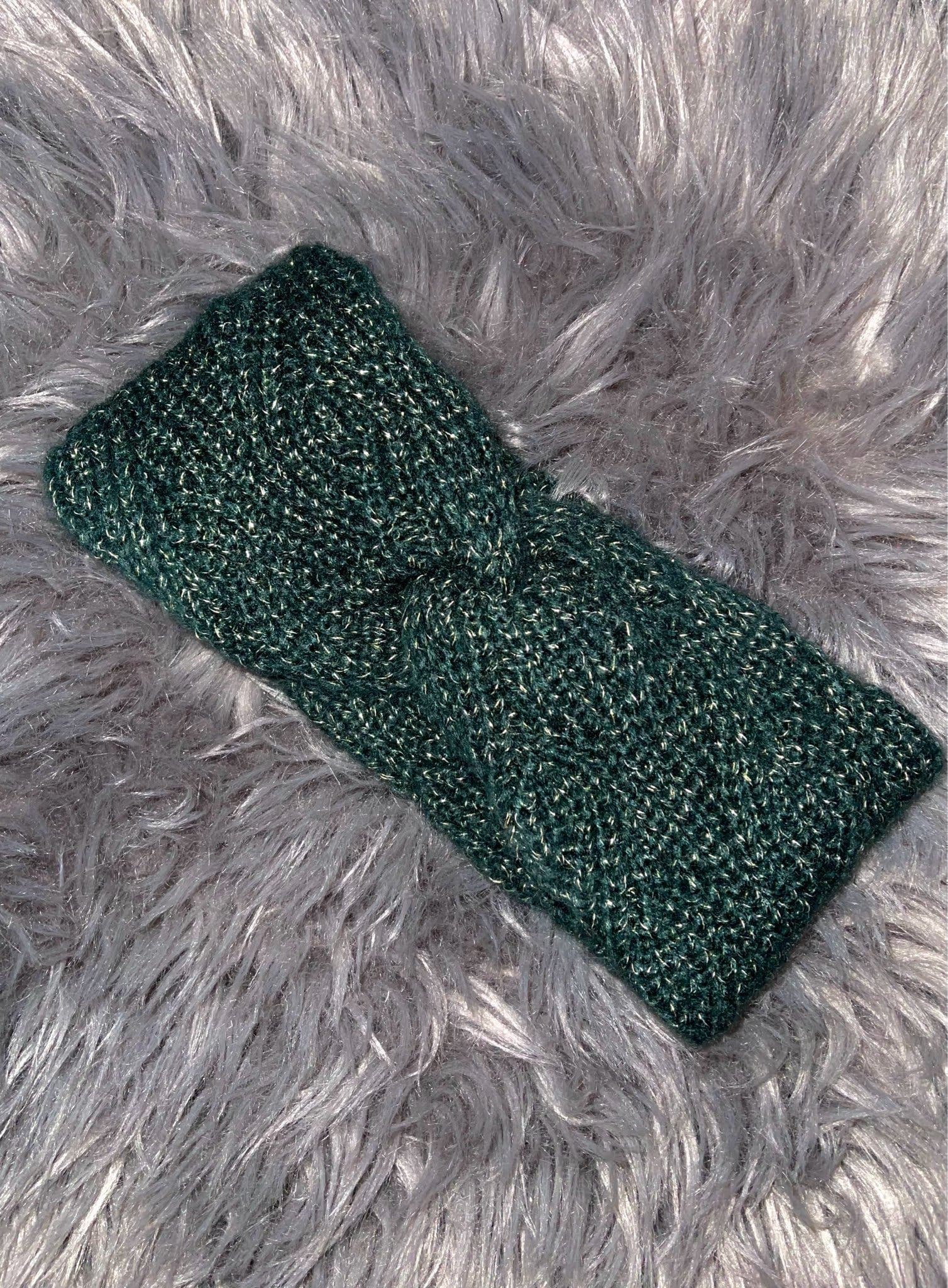 Pannband med glittertrådar