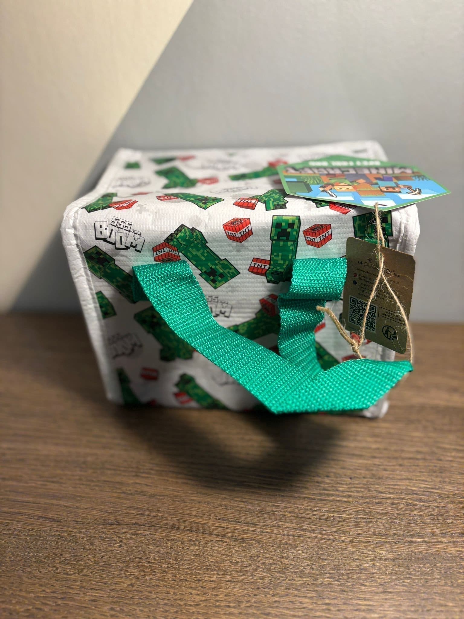 Minecraft Creeper & TNT – RPET Kylväska / Lunchväska