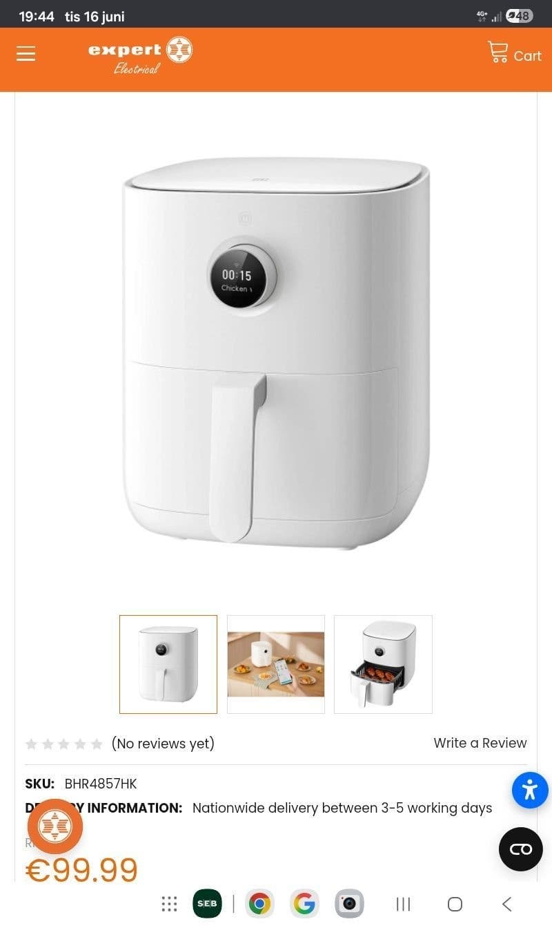 Xiaomi Mi Smart Air Fryer 3.5L