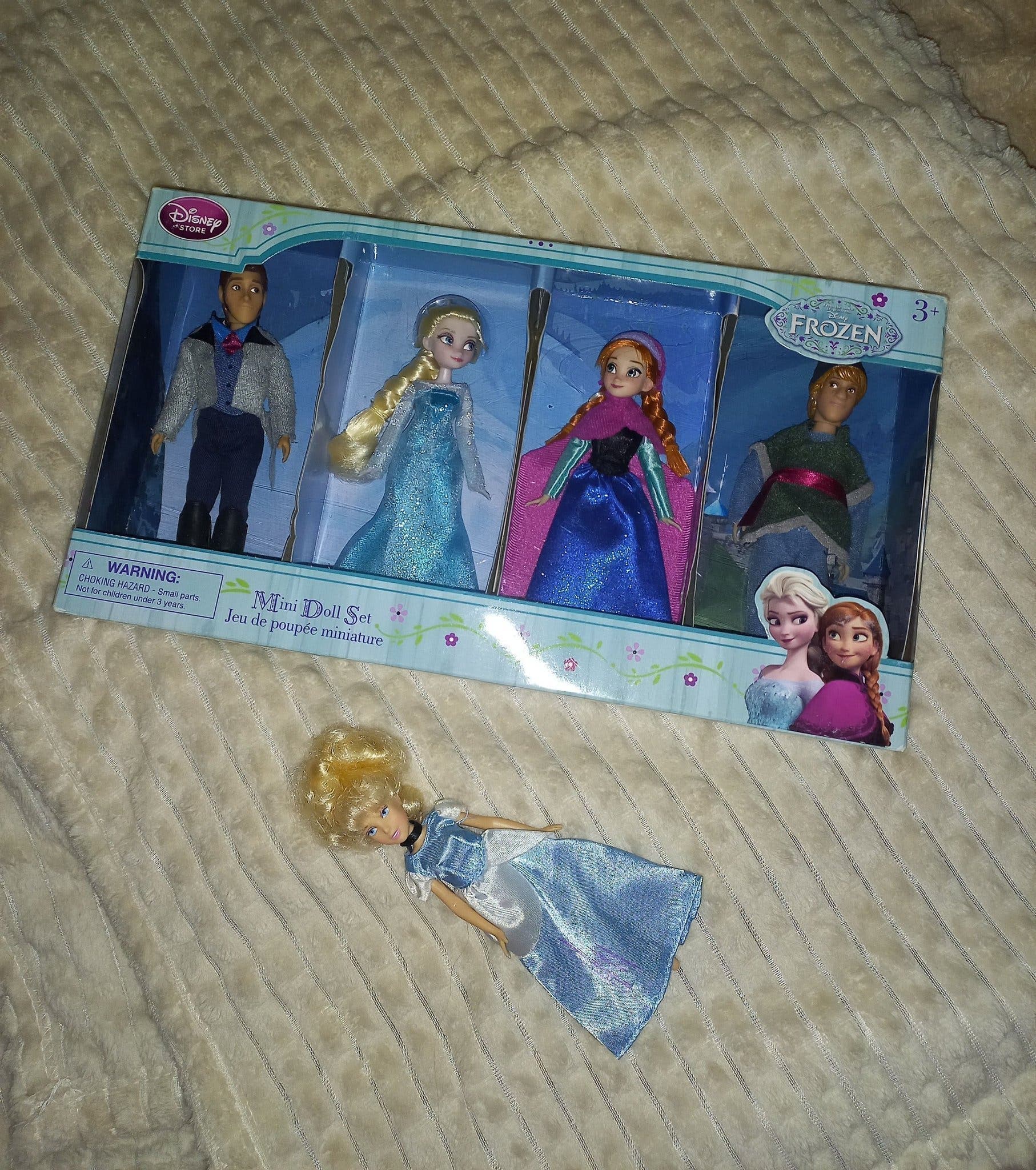 Disney Frost Frozen Mini Doll Set dockor till dockskåp dockhus disneystore