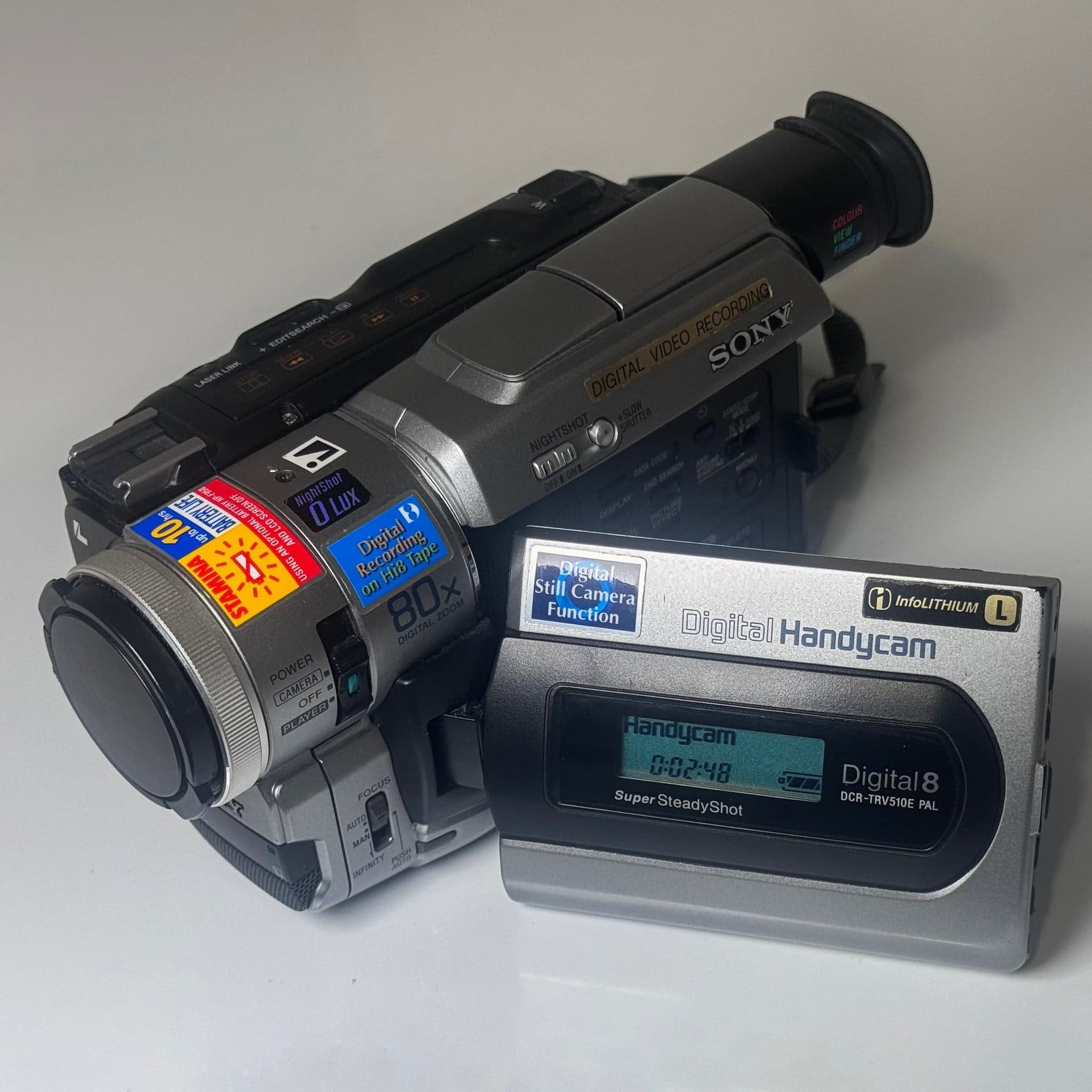 Sony DCR-TRV510E Digital8, Hi8, Video8 - 8mm