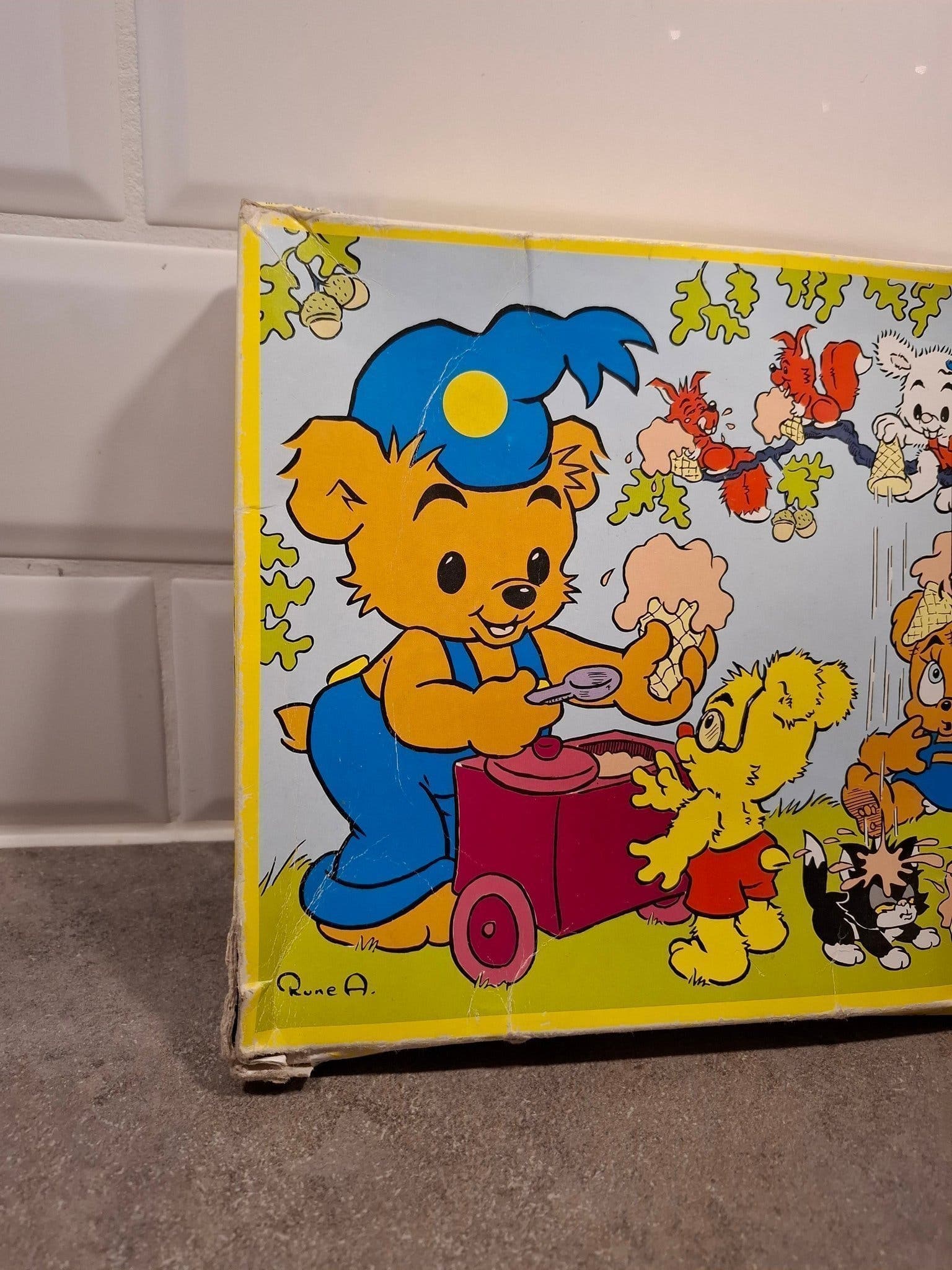 Bamse Pussel I trä 20 bitar