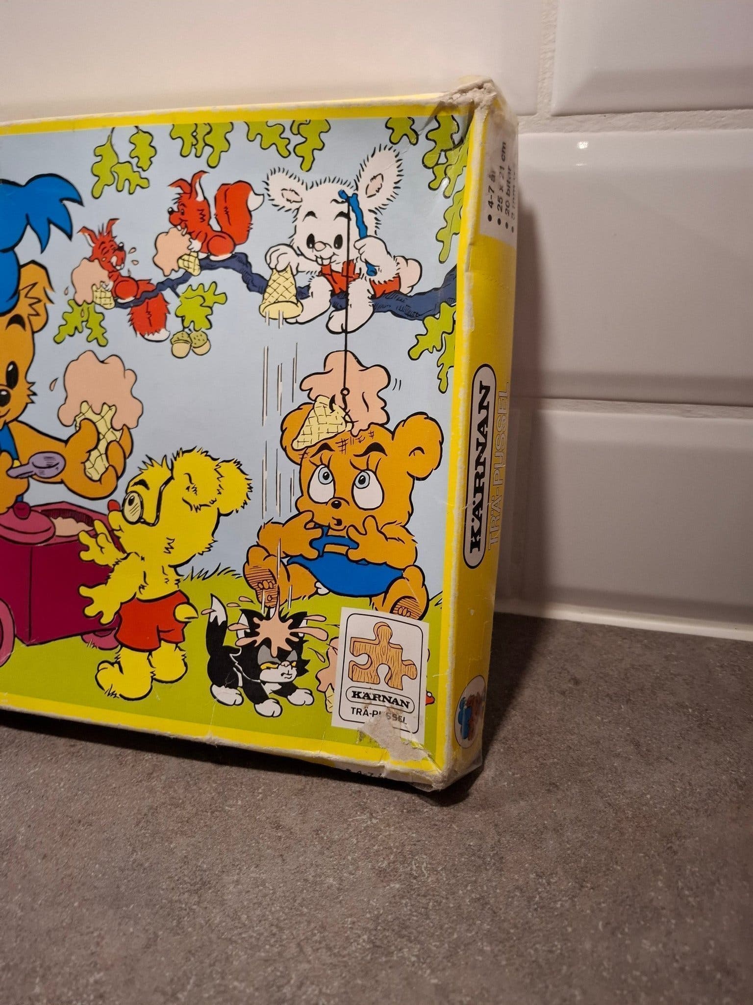 Bamse Pussel I trä 20 bitar