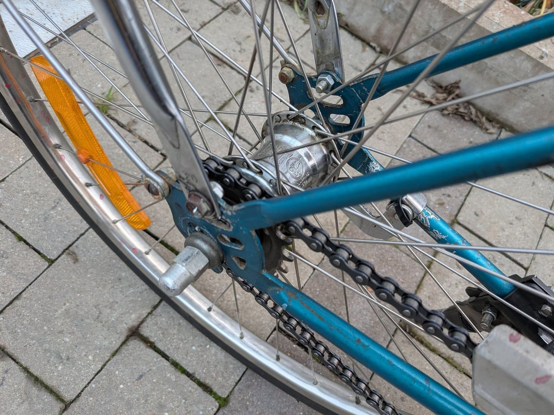 Komplett servad Crescent herrcykel oväxlad 26 tum