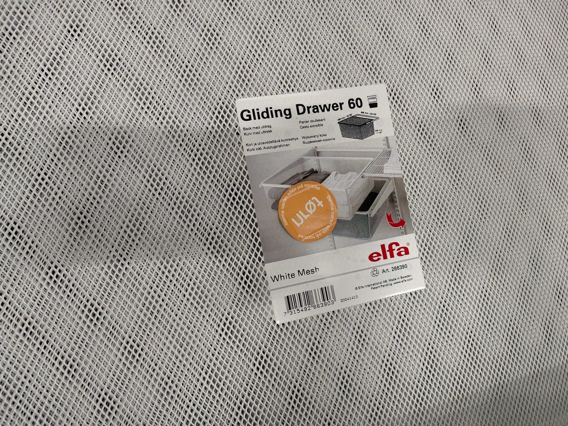 Elfa Gliding Drawers and Mesh Drawers