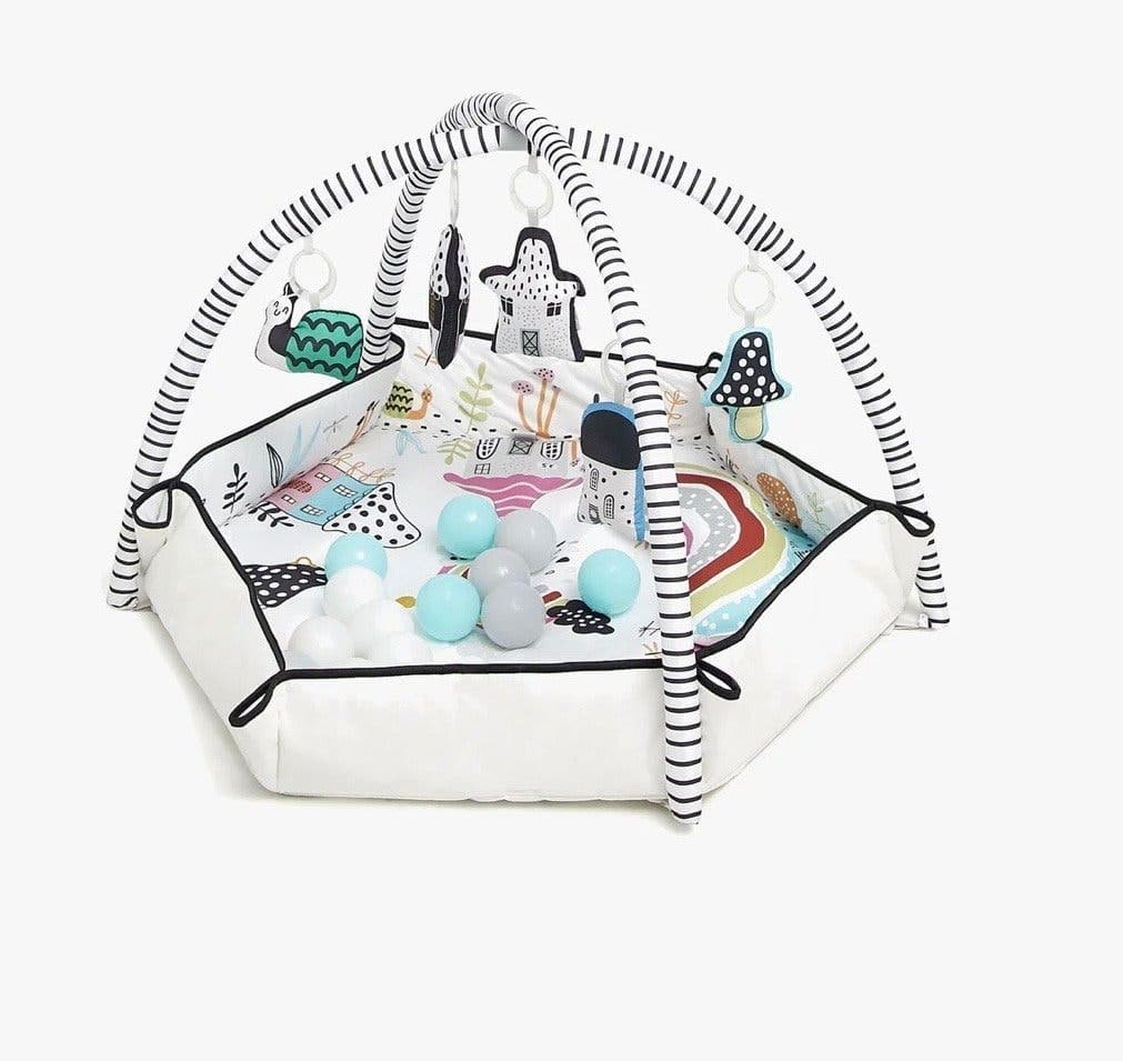 Babygym med bollar