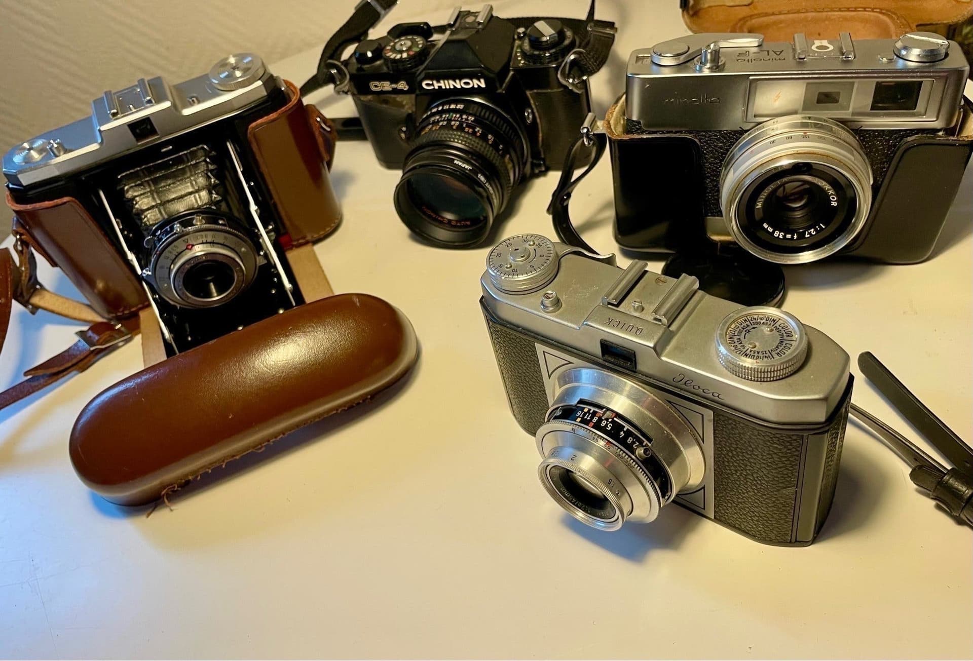 4st kameror Zeiss/Chinon/Minolta/Iloca