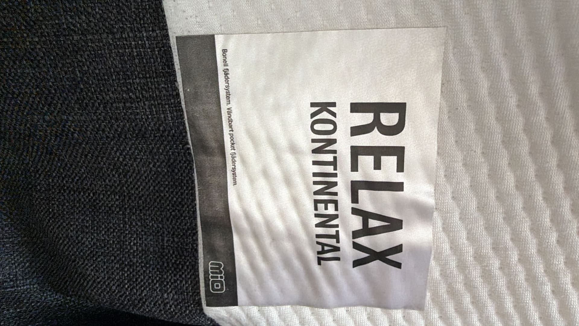 Mio Relax komplett kontinentalsäng 180, jag kör hem den gratis