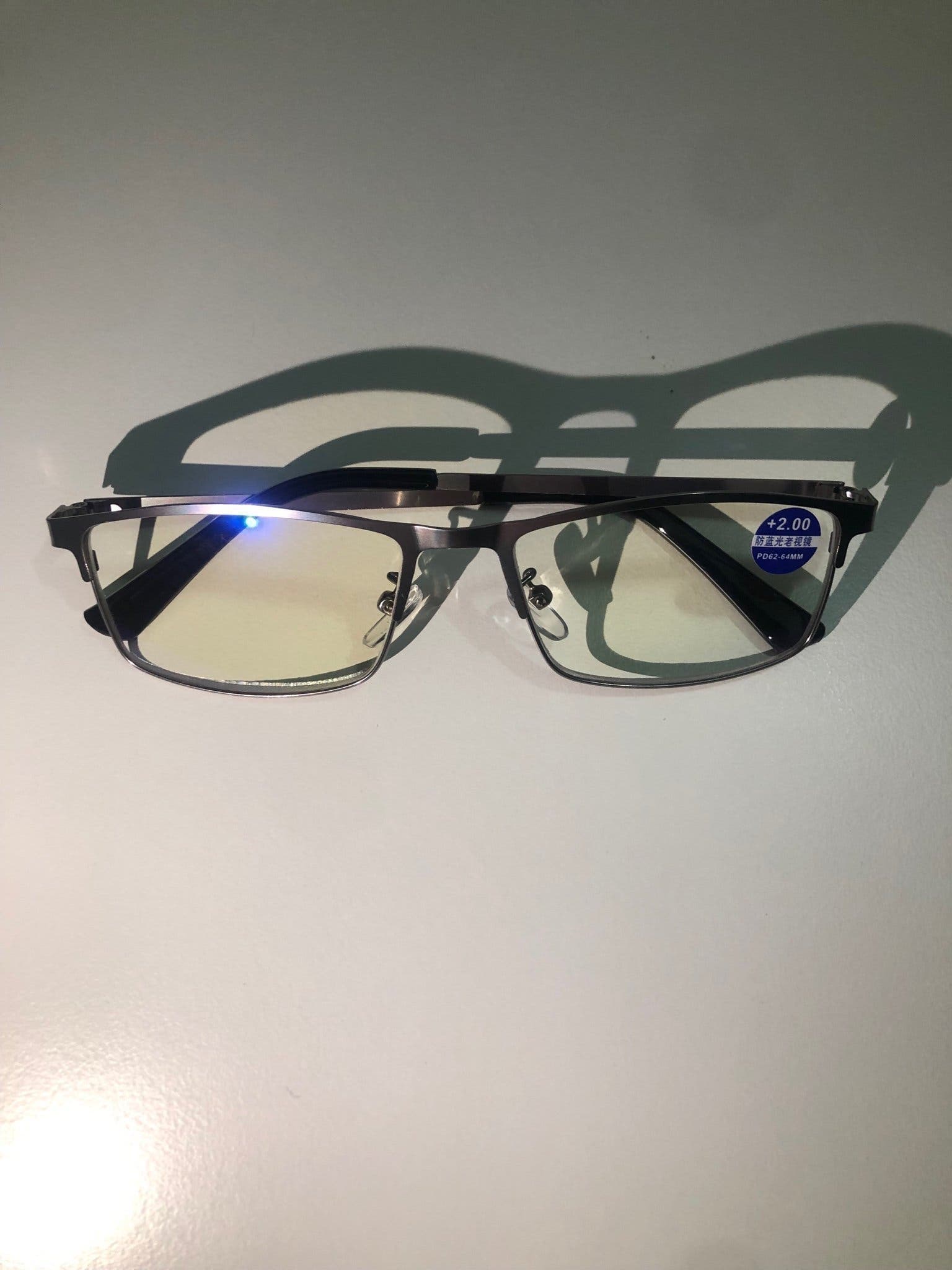 Läsglasögon +2.0 ÄKTA GLAS