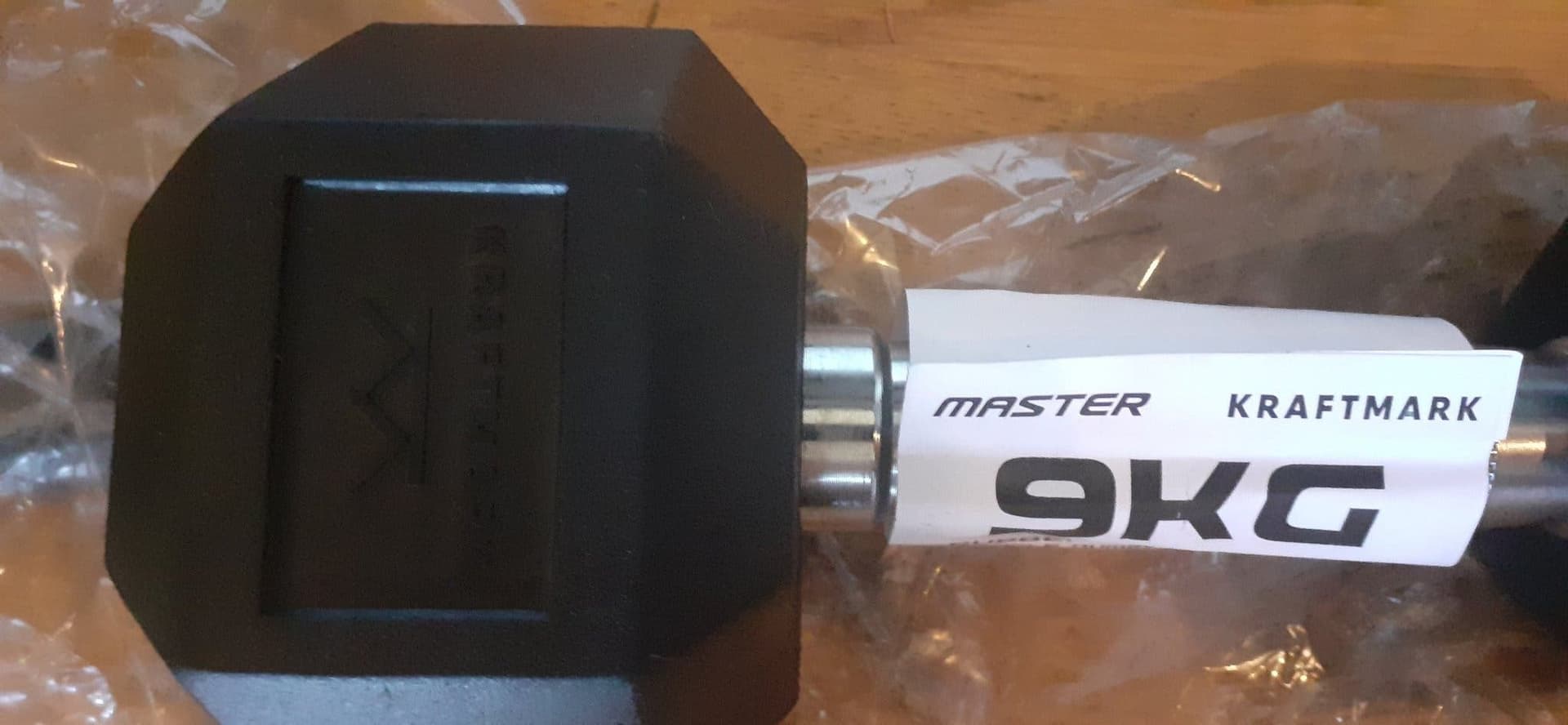 Hex hantel 9kg master x kraftmark