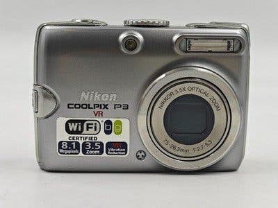 Nikon Coolpix P3 8.1 MP digitalkamera Silver