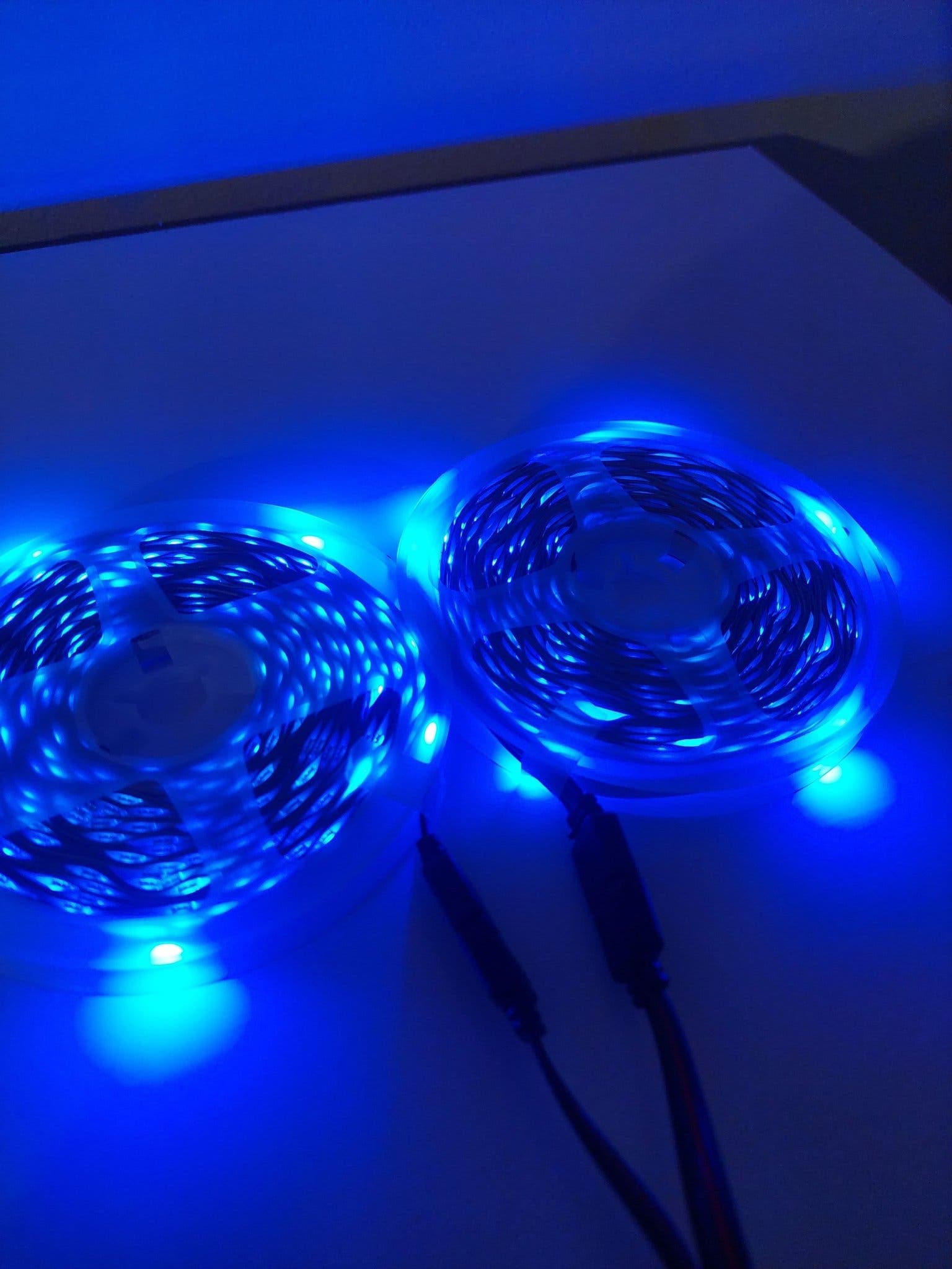 LED-slinga med fjärrkontroll, 2x15 meter