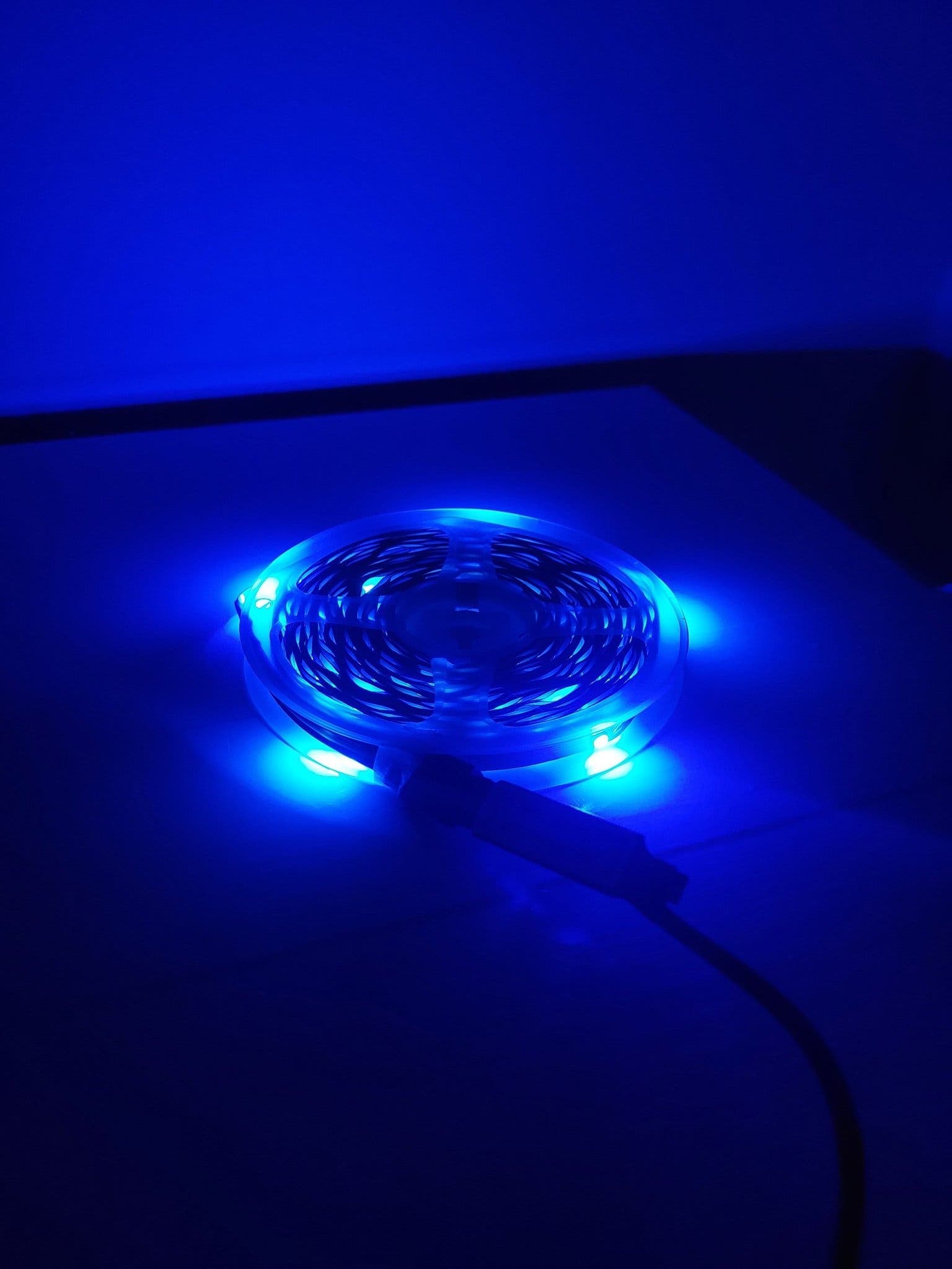 LED-list med fjärrkontroll och USB-anslutning