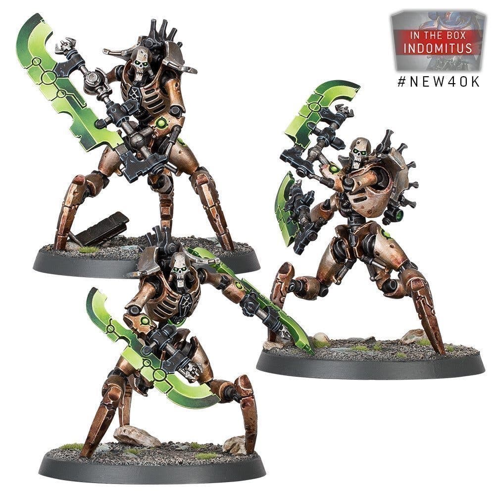 Warhammer 40k - Indomitus - Necron Skorpekh Destroyers + plasmacyte ny på sprue