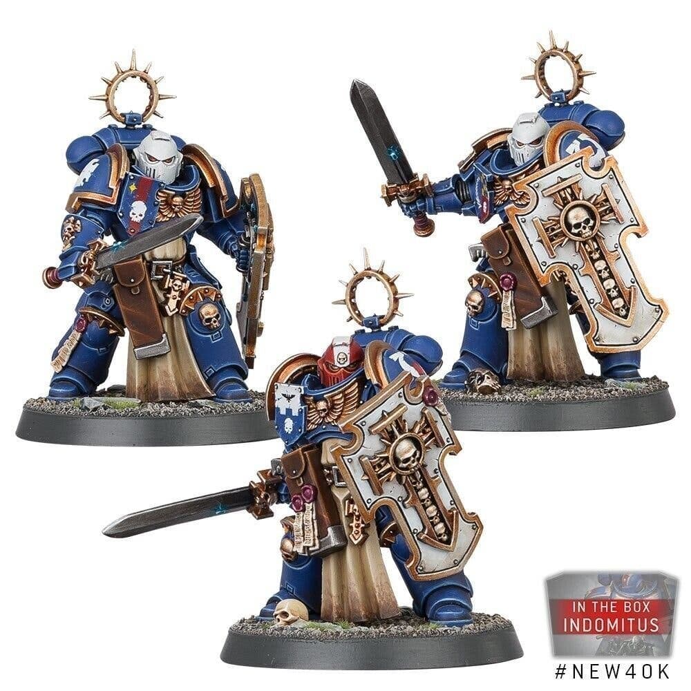 Warhammer 40k - Indomitus - Space Marine Blade Guard Veterans på Sprue