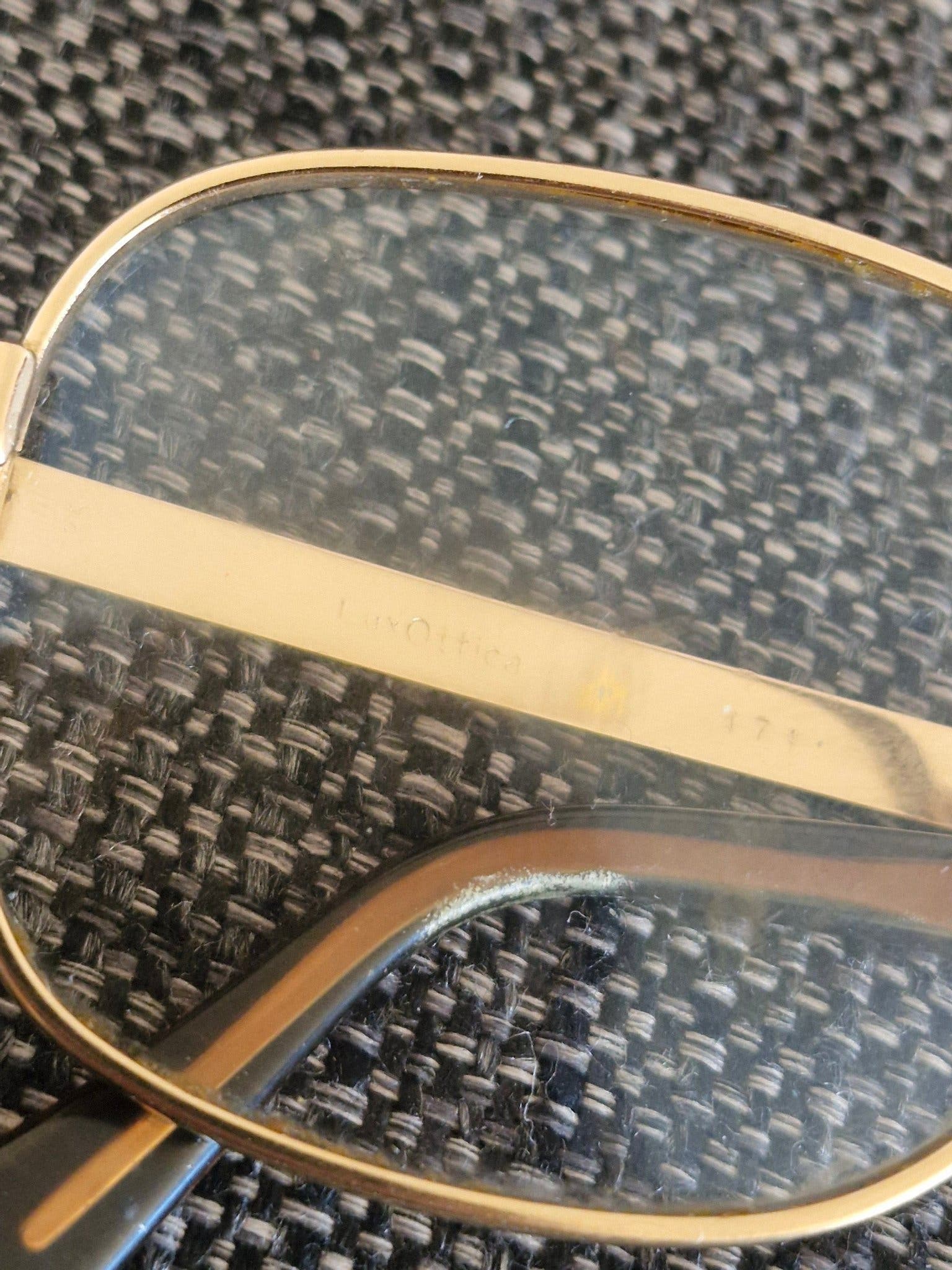 Luxottica 18K GP Glasögon Made in Italy