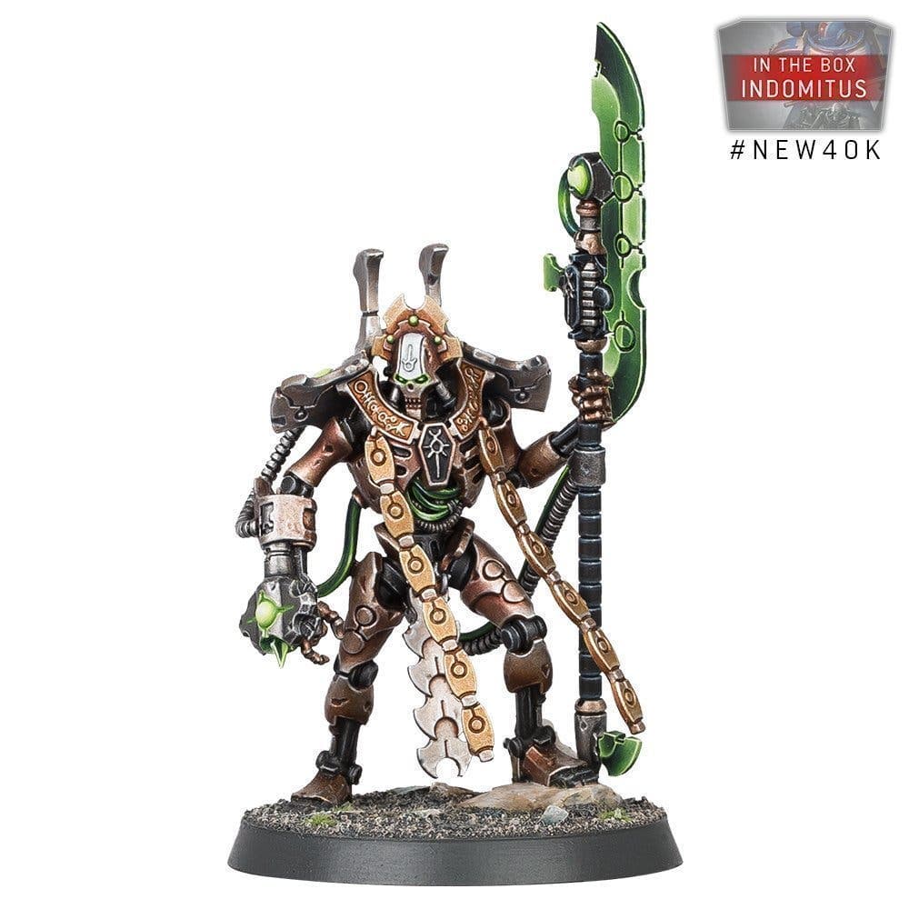 Warhammer 40k - Indomitus - Necron Overlord ny på sprue