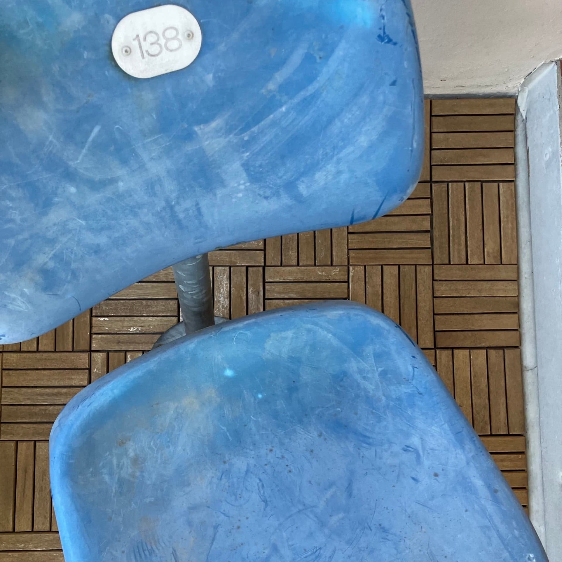 Stol från Malmö Stadion (Malmö FF/MFF/Vintage)