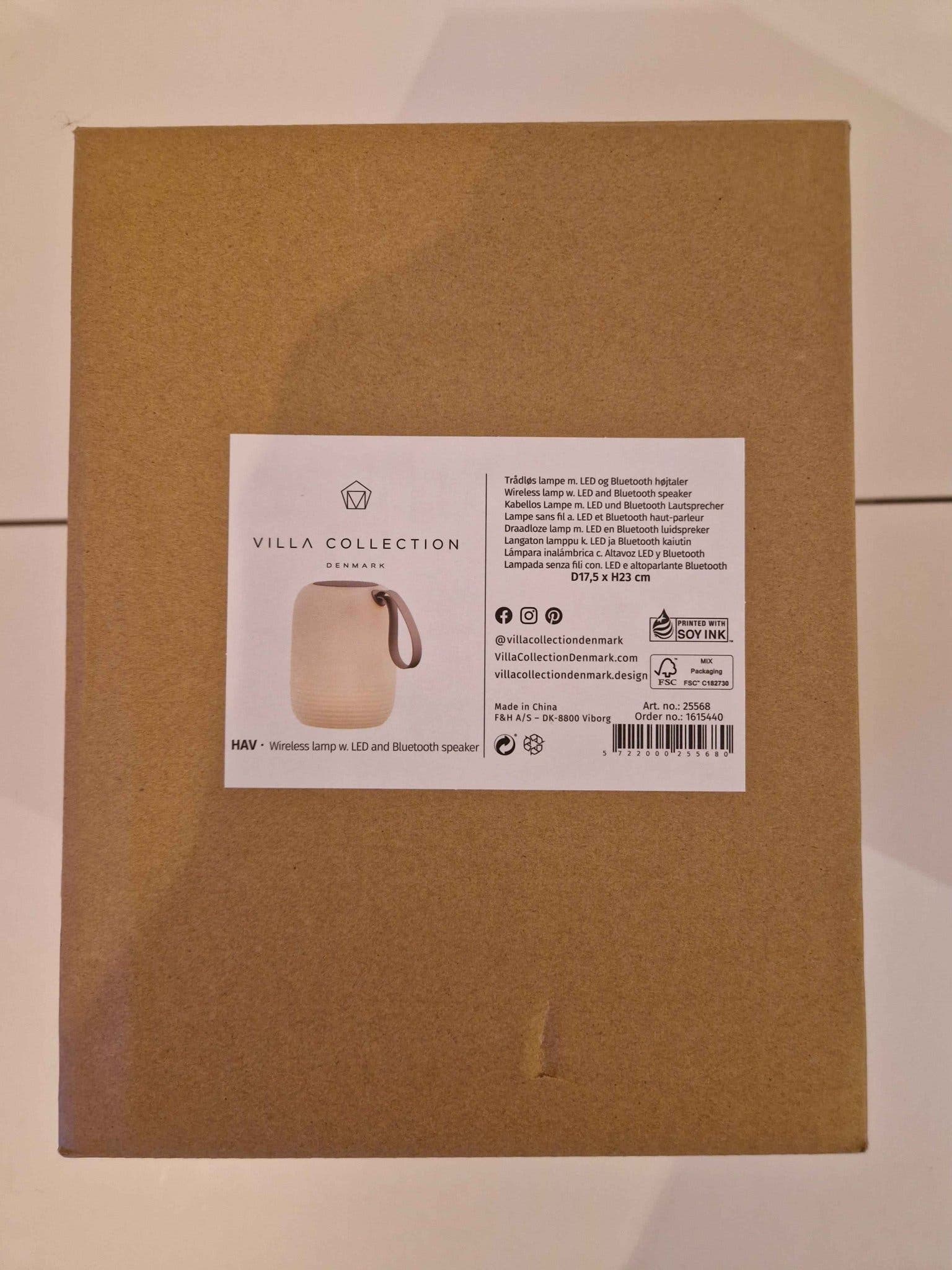 Villa Hav Led Lampa Högtalare Röd Onesize