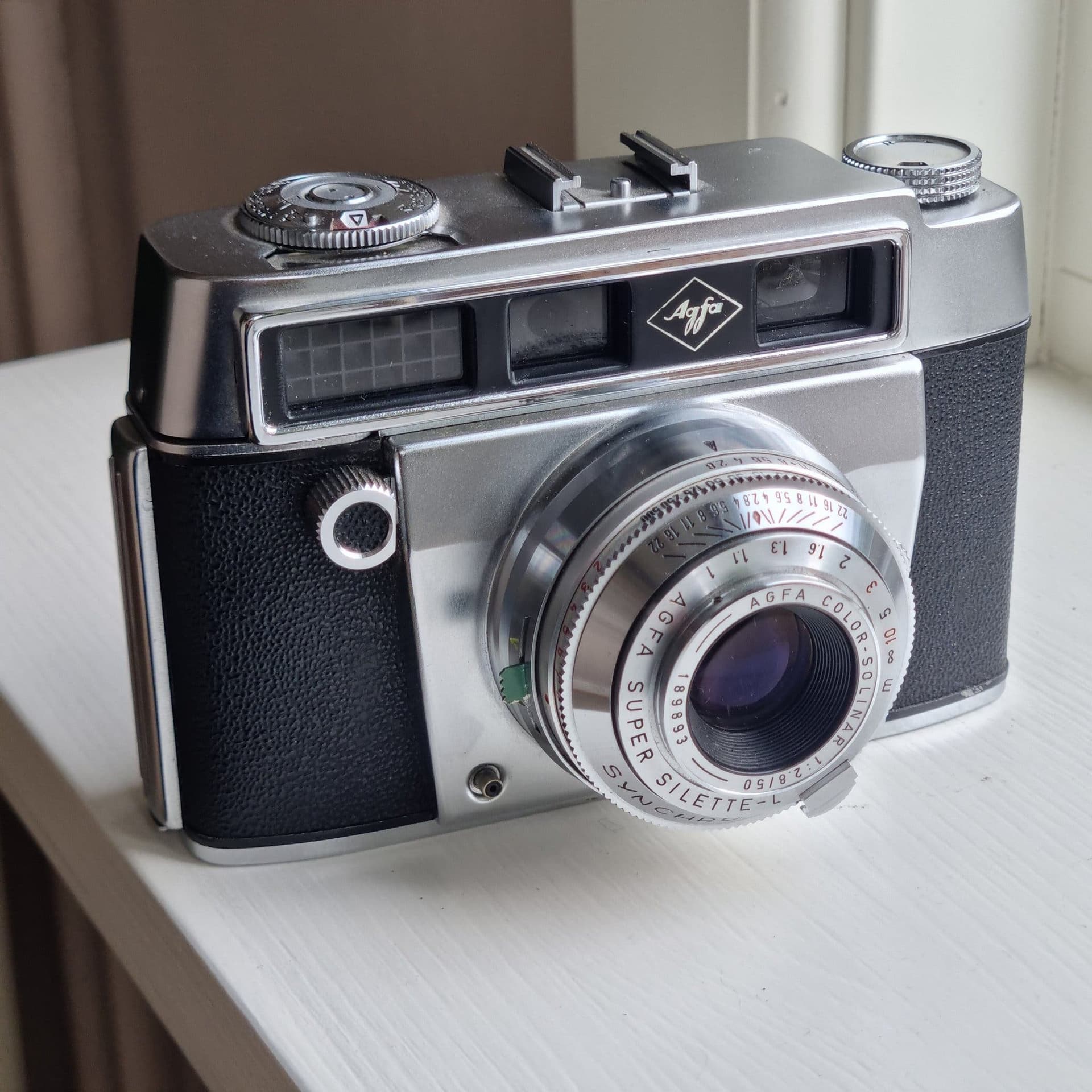 Agfa Super Silette Kamera rangefinder Color Solinar 50mm 1:2.8