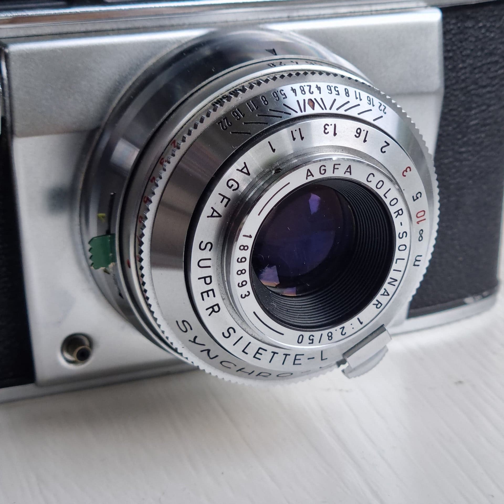 Agfa Super Silette Kamera rangefinder Color Solinar 50mm 1:2.8