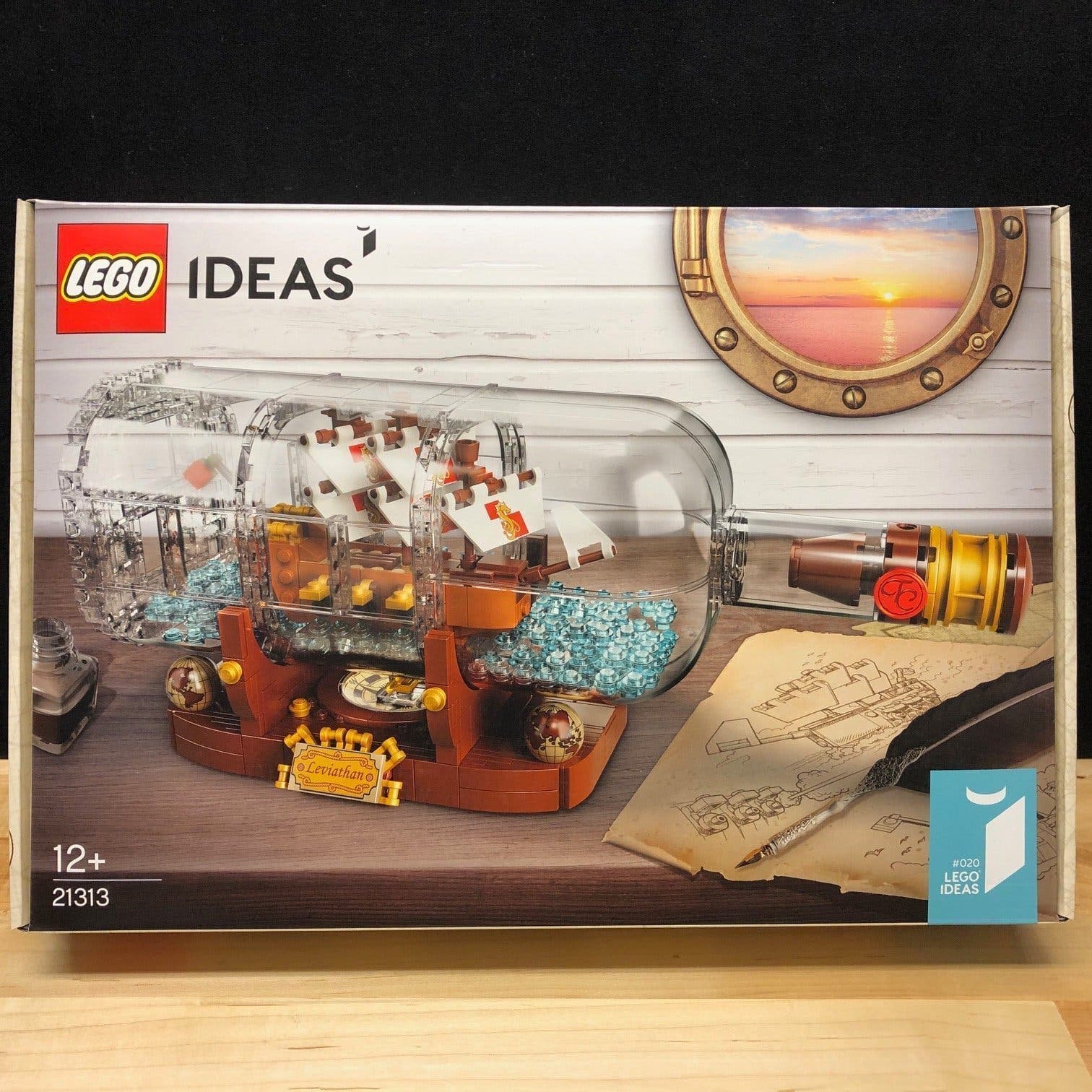 LEGO 21313 ( 92177) Ideas "Ship in a Bottle" - från 2018, Oöppnad /förseglad!