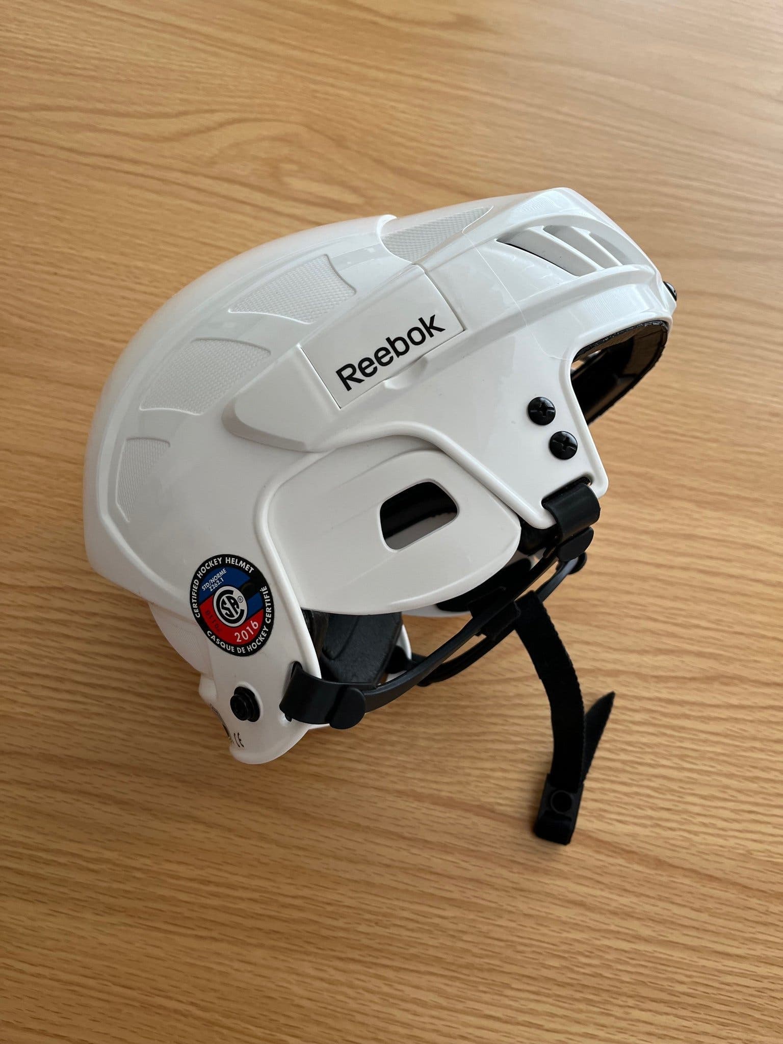 Reebok 3K Ishockeyhjälm, Vit, Storlek L