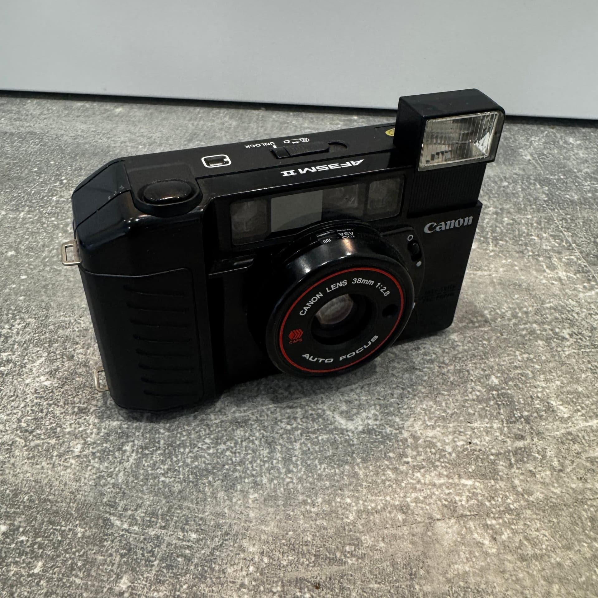 Canon AF35M II Autofocus 35mm Analog Kamera – 38mm f/2.8 – Vintage
