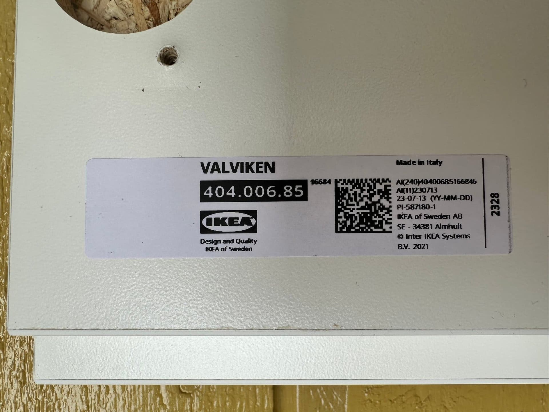 IKEA Bestå Valviken dörr / lådfront vit
