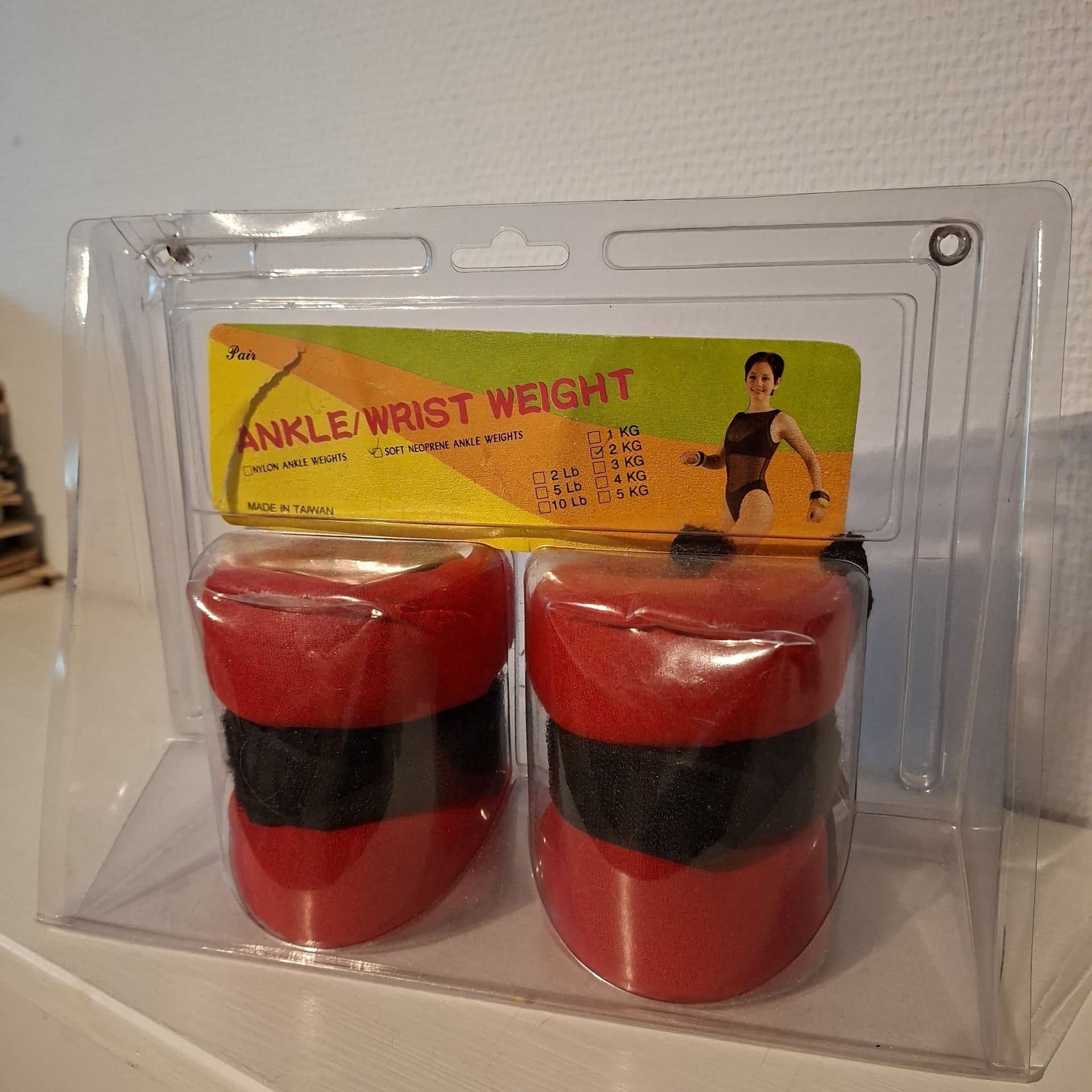 Ankel-/handledsvikter, 2 kg