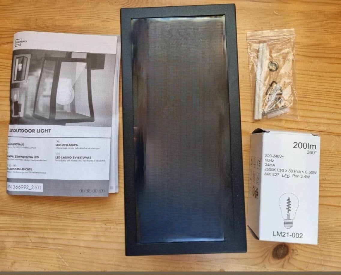 LIVARNO Ny Utomhuslampa LED