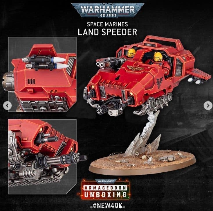 Landspeeder - Warhammer 40k 11th - ARMAGEDDON - Space Marines
