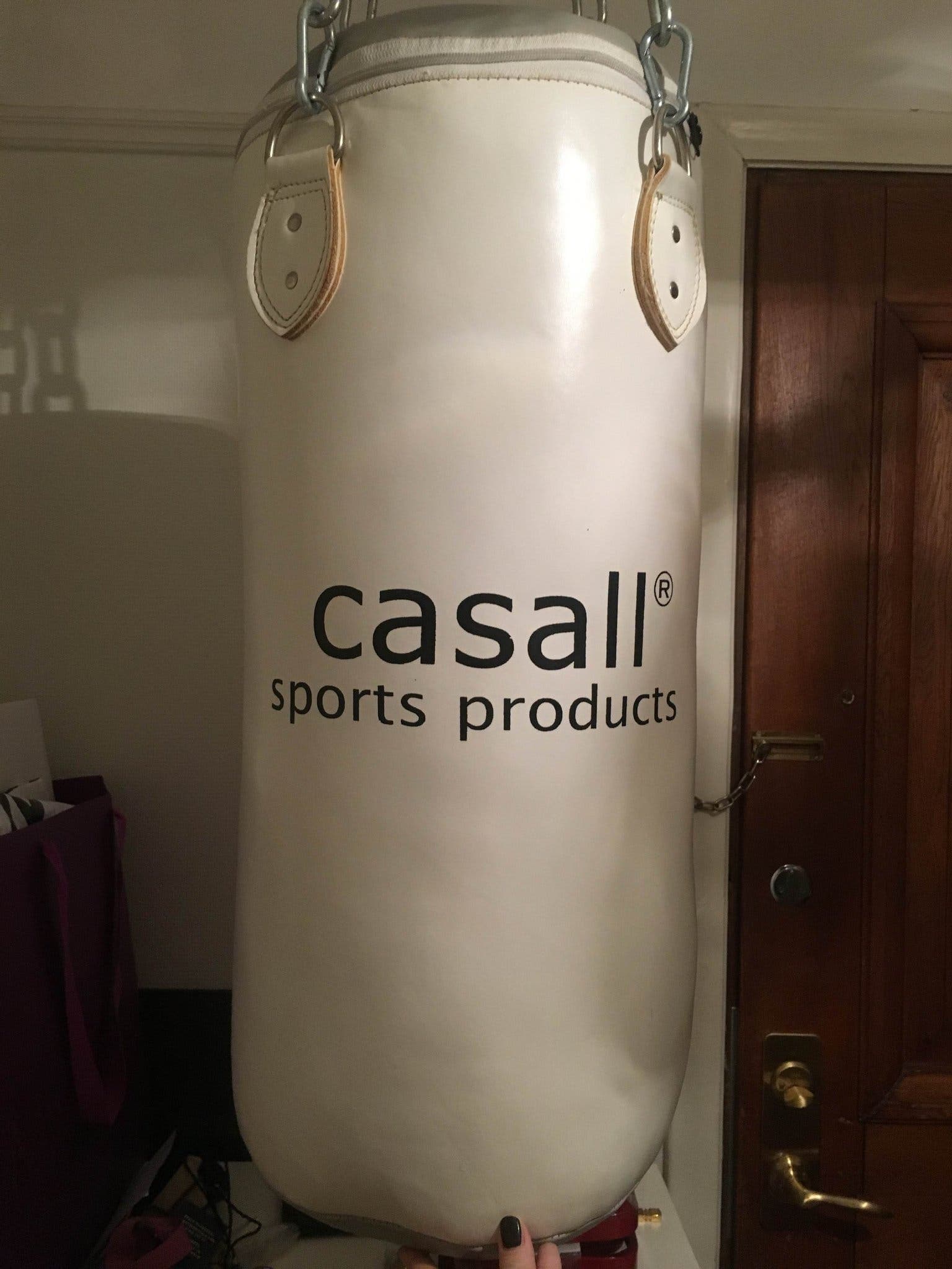 CASALL SPORTS VIT BOXNINGSSÄCK BOXSÄCK BOXBOLL BOXNING BOX HANDSKAR BOXHANDSKAR