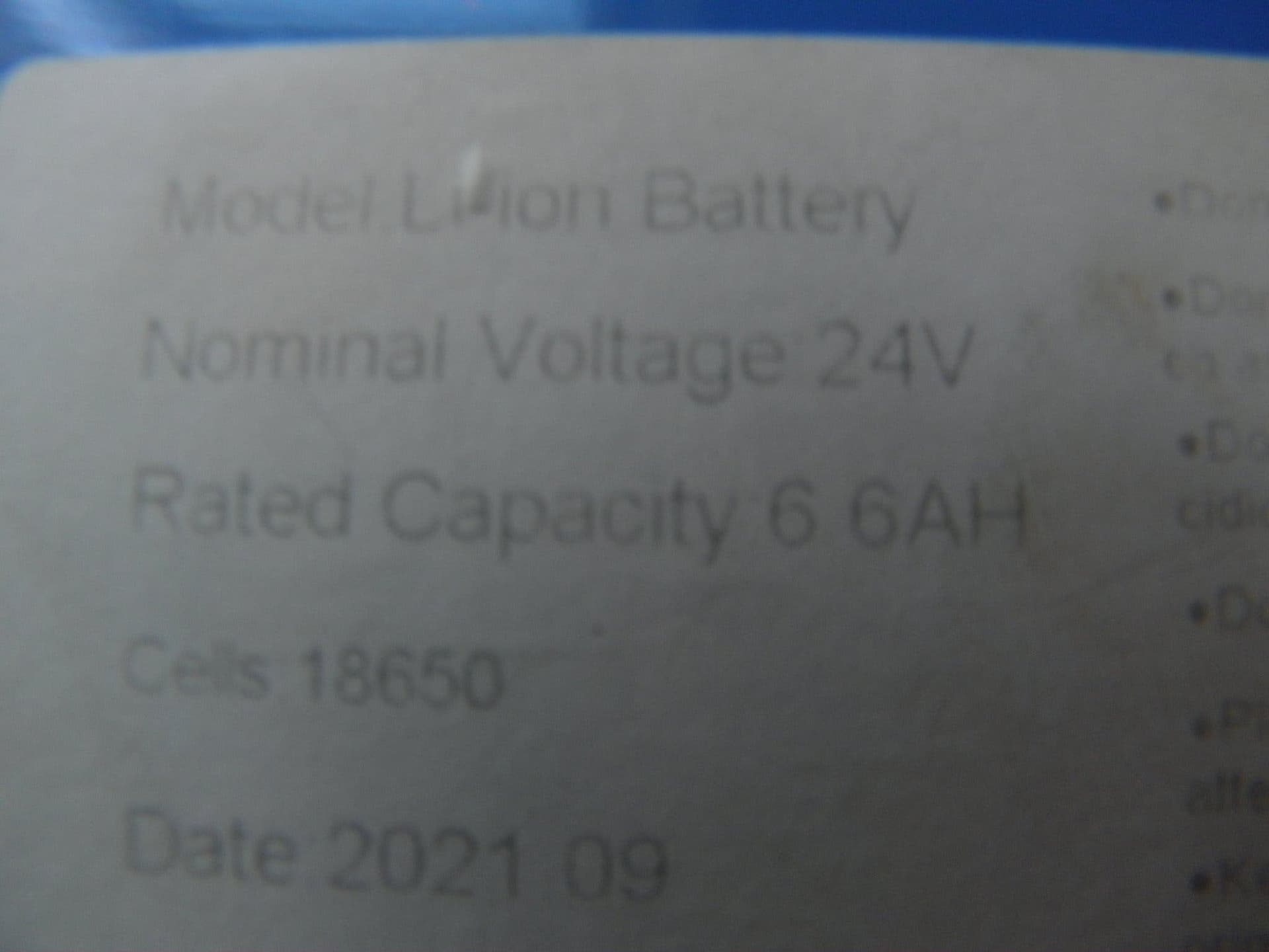 Lyfco robotgräsklippare Li-ion Batteri 24V 6.6Ah