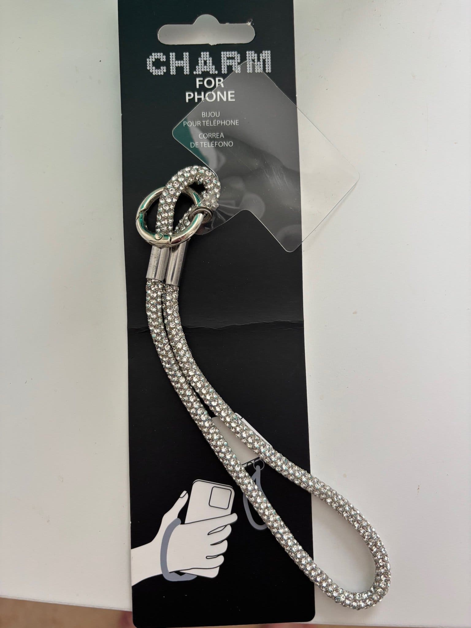 Mobilhänge med strass