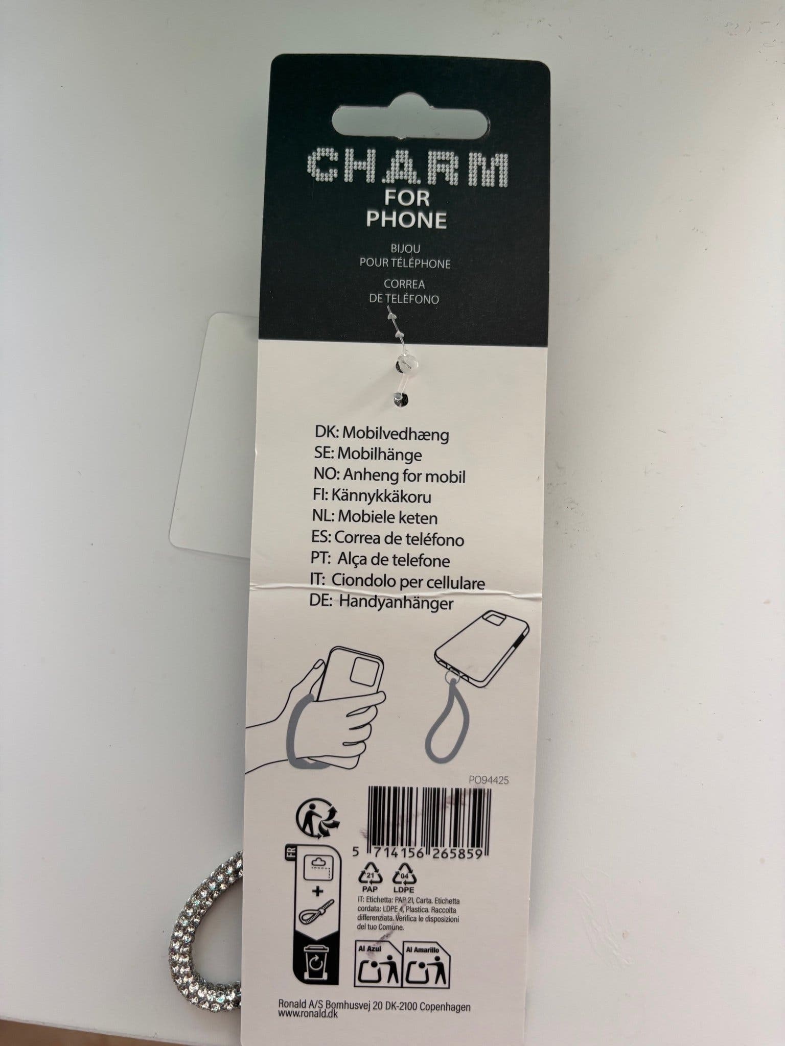 Mobilhänge med strass