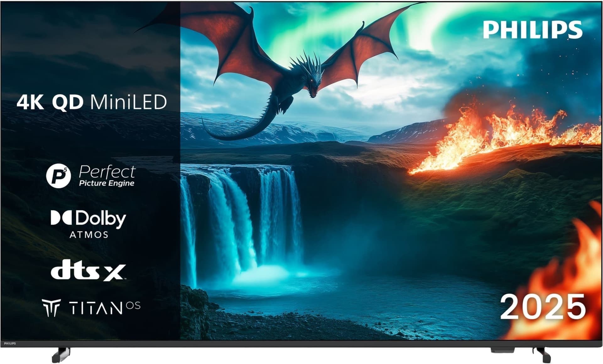 Philips 75” MLED810 4K MiniLED Smart TV (2025) garanti