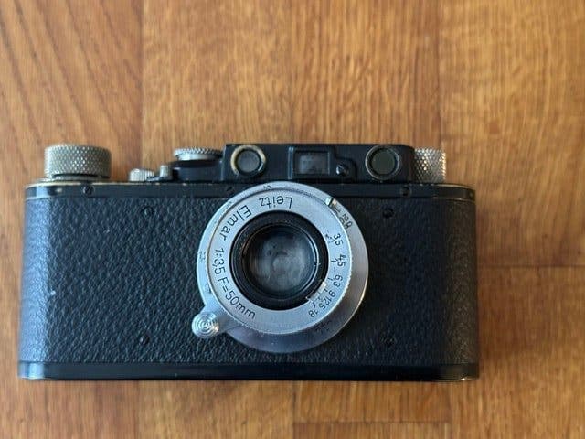 Leica II från 1932 då den lanserades. CLA'd för 2 månader sedan.'
