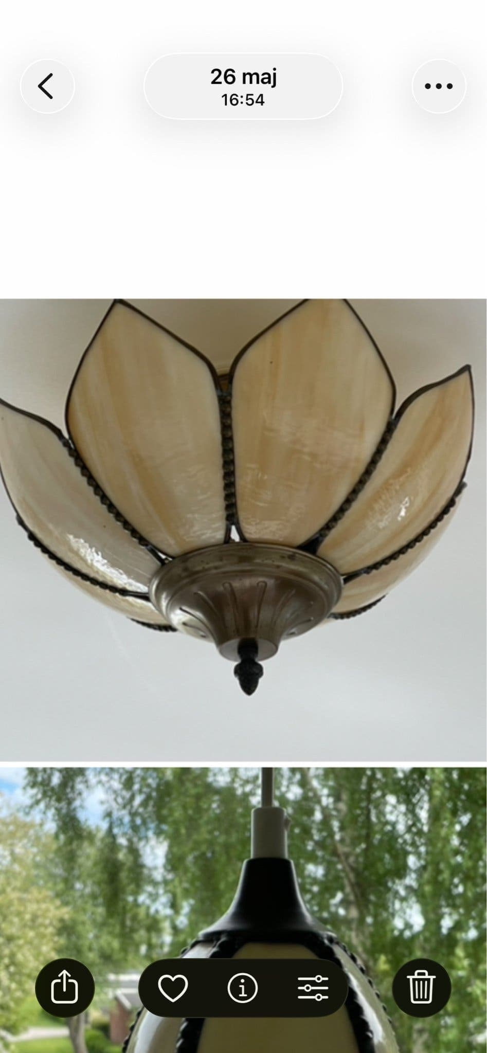 Taklampa/ Plafond i Tiffany-stil