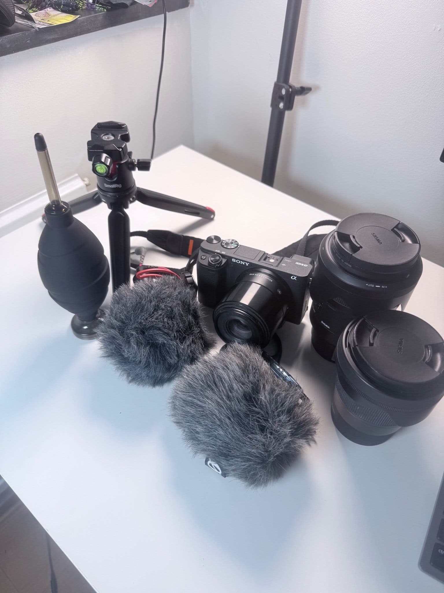 Professionell Vlogging- och Innehållsskaparbunt — Sony a6400 Komplett Kit