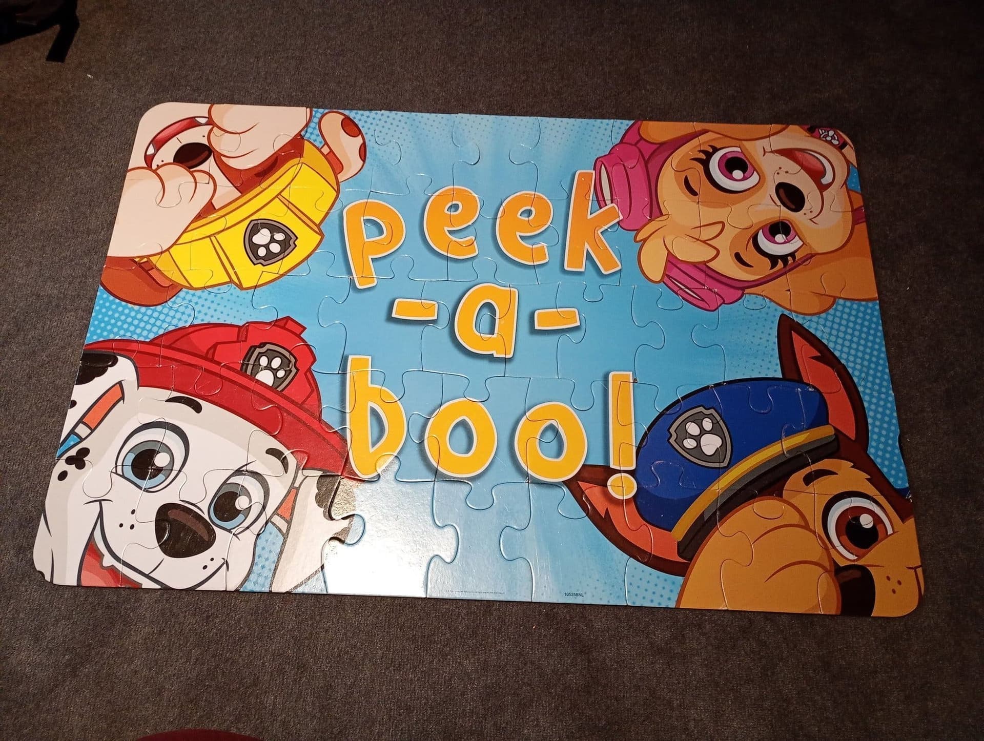 Paw Patrol Gigantiskt Golvpussel för Barn – 46 Stora Bitar