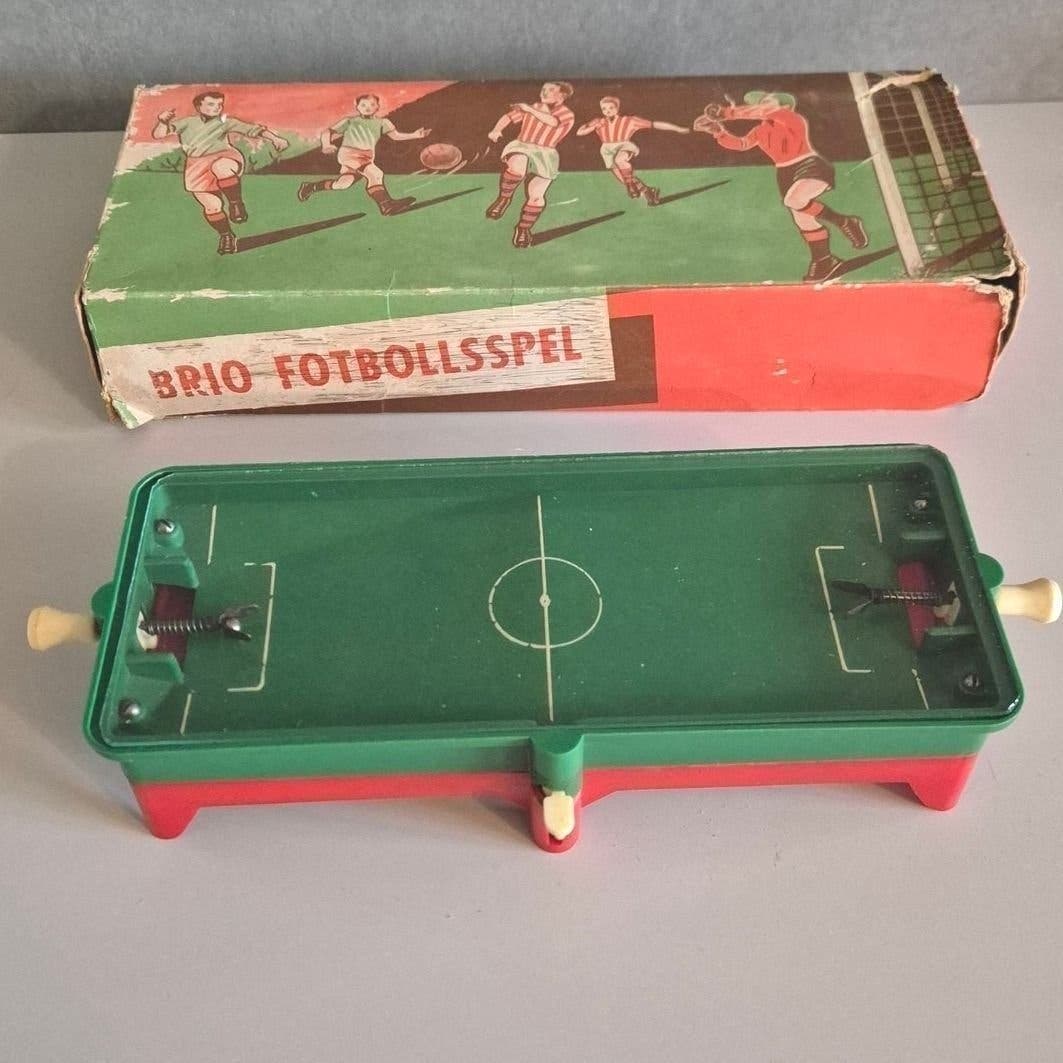 Tillfället! BRIO Fotbollsspel vintage med originalkartong –tillverkad 1952-1954