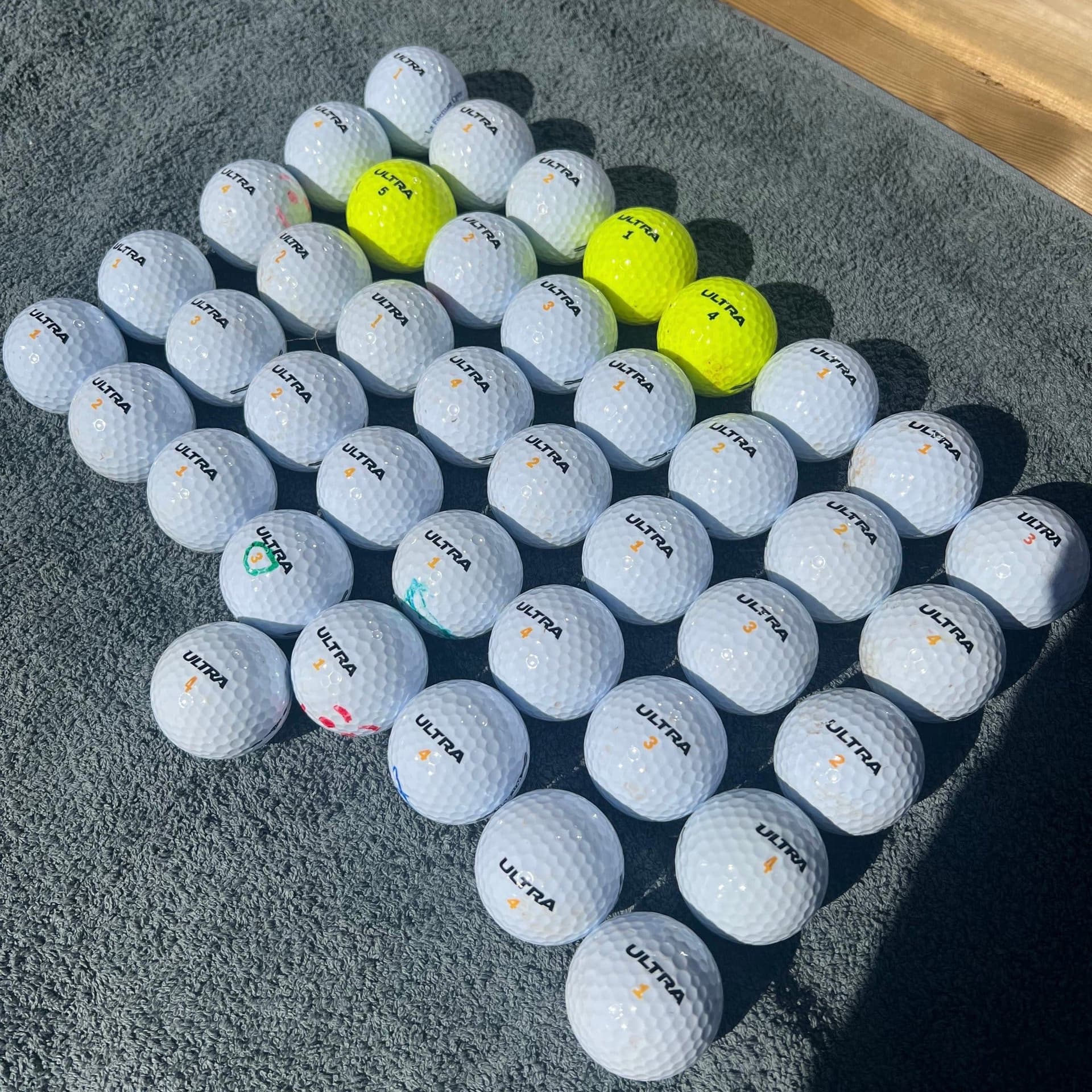 41 st - Wilson Ultra golfbollar, A & B klass