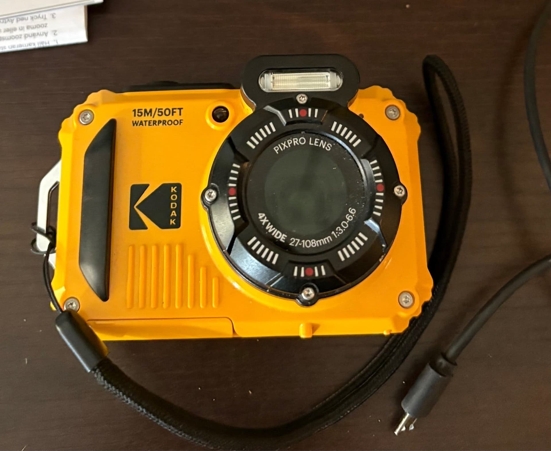 Vattentät Kodak-kamera WPZ2 – perfekt för barn, bad & resa