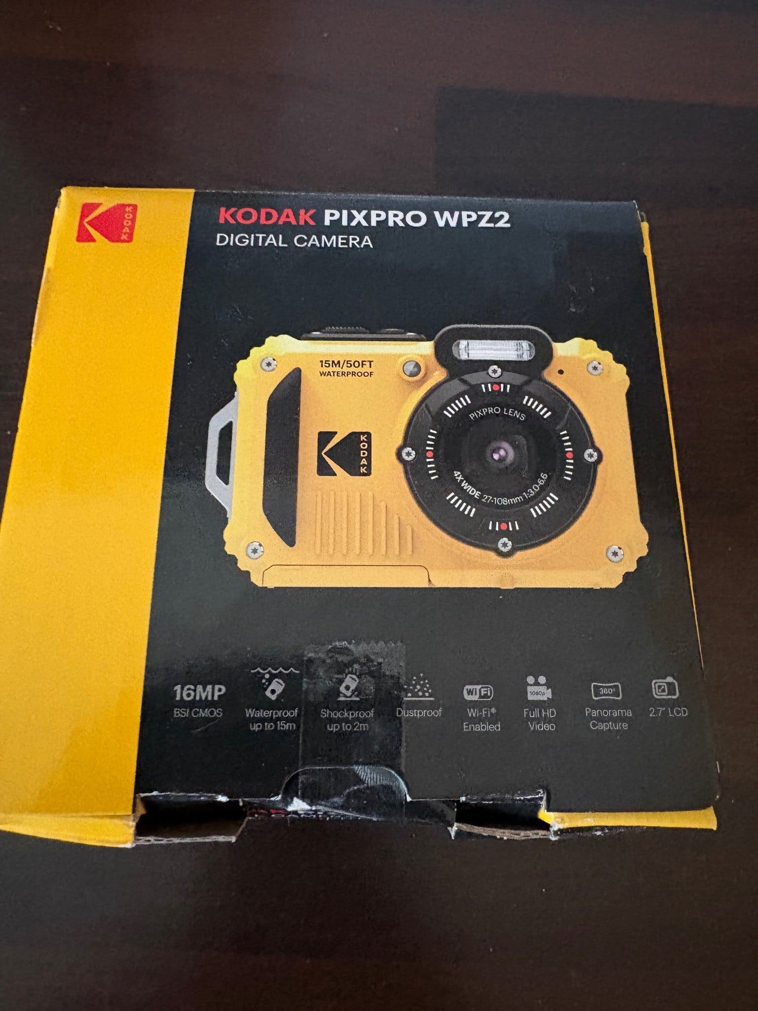 Vattentät Kodak-kamera WPZ2 – perfekt för barn, bad & resa