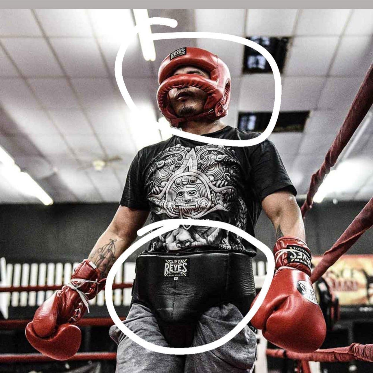 Cleto Reyes - Boxning kit - Hjälm + groinguard